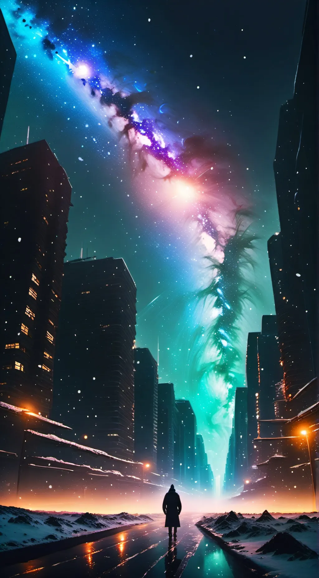 ai character: its snowing fpe oc background