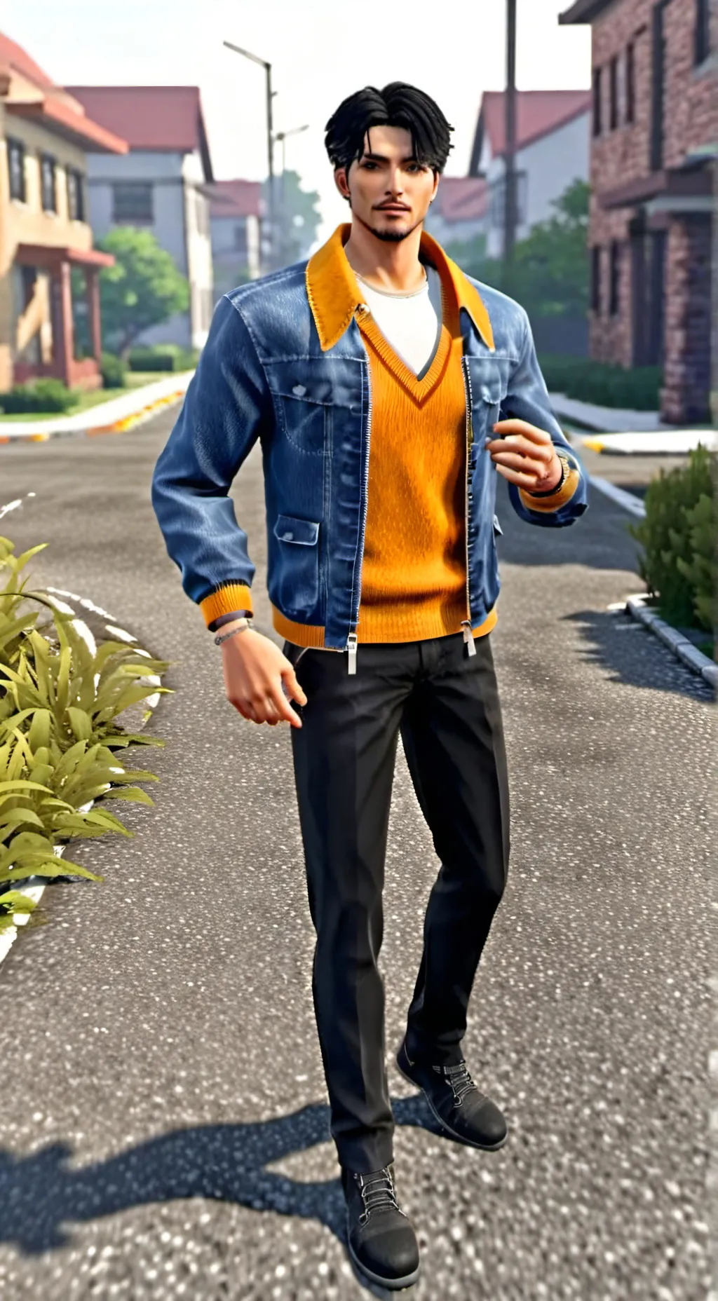 ai character: luigi😏 background