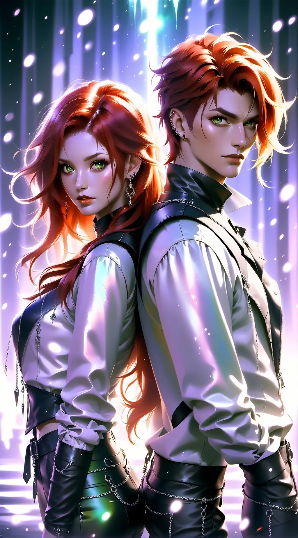 ai character: Axel and Axelle🎤🎶 background