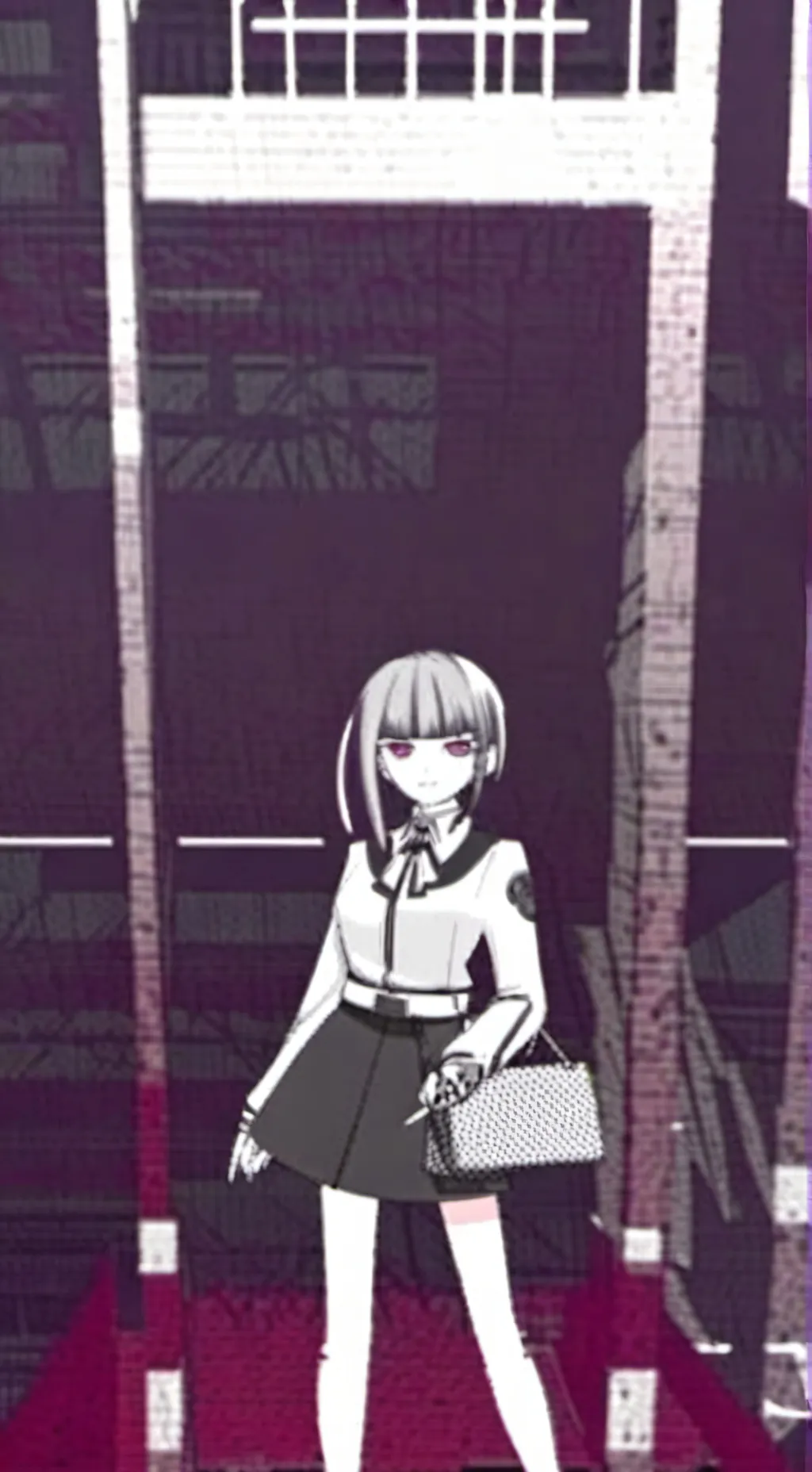 ai character: Малишка  background