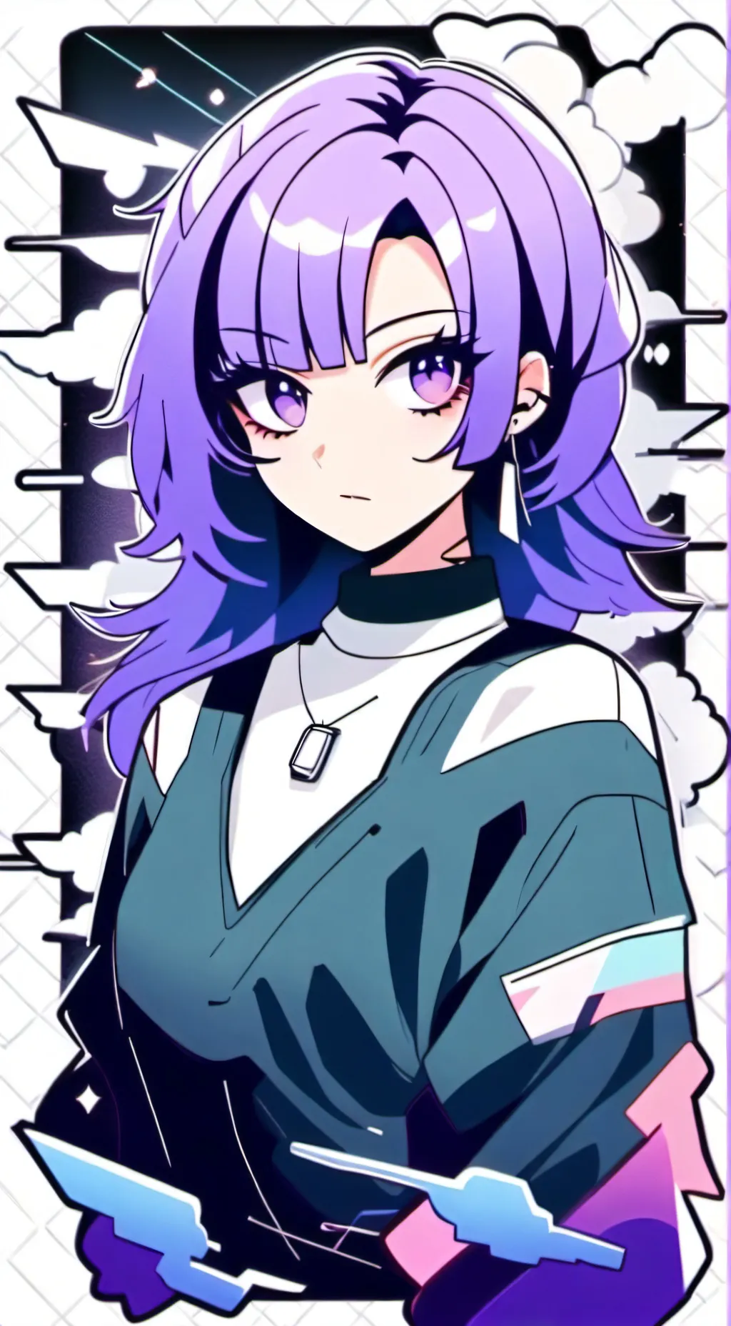 ai character: G-S (Sprunki) background