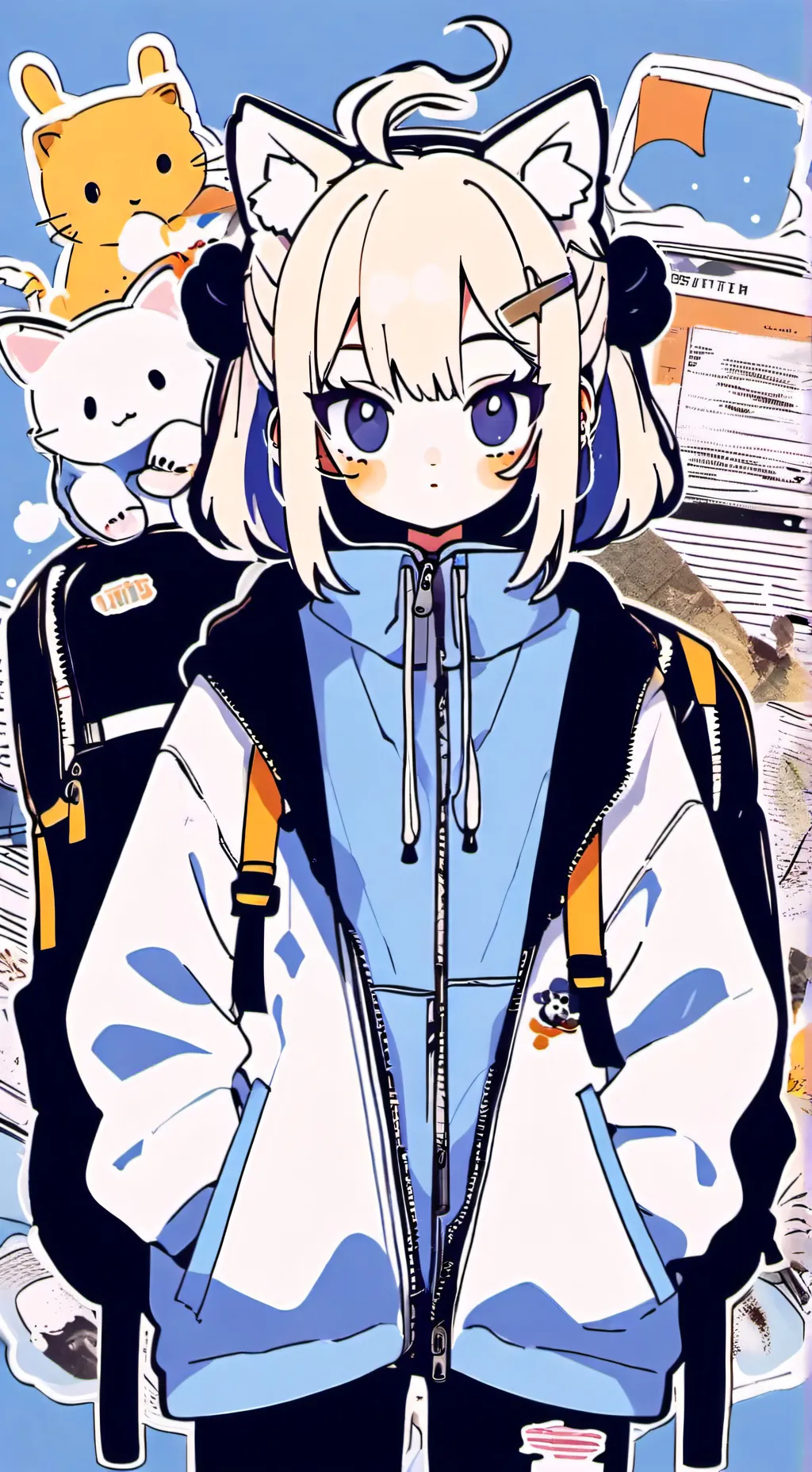 ai character: Zoey background