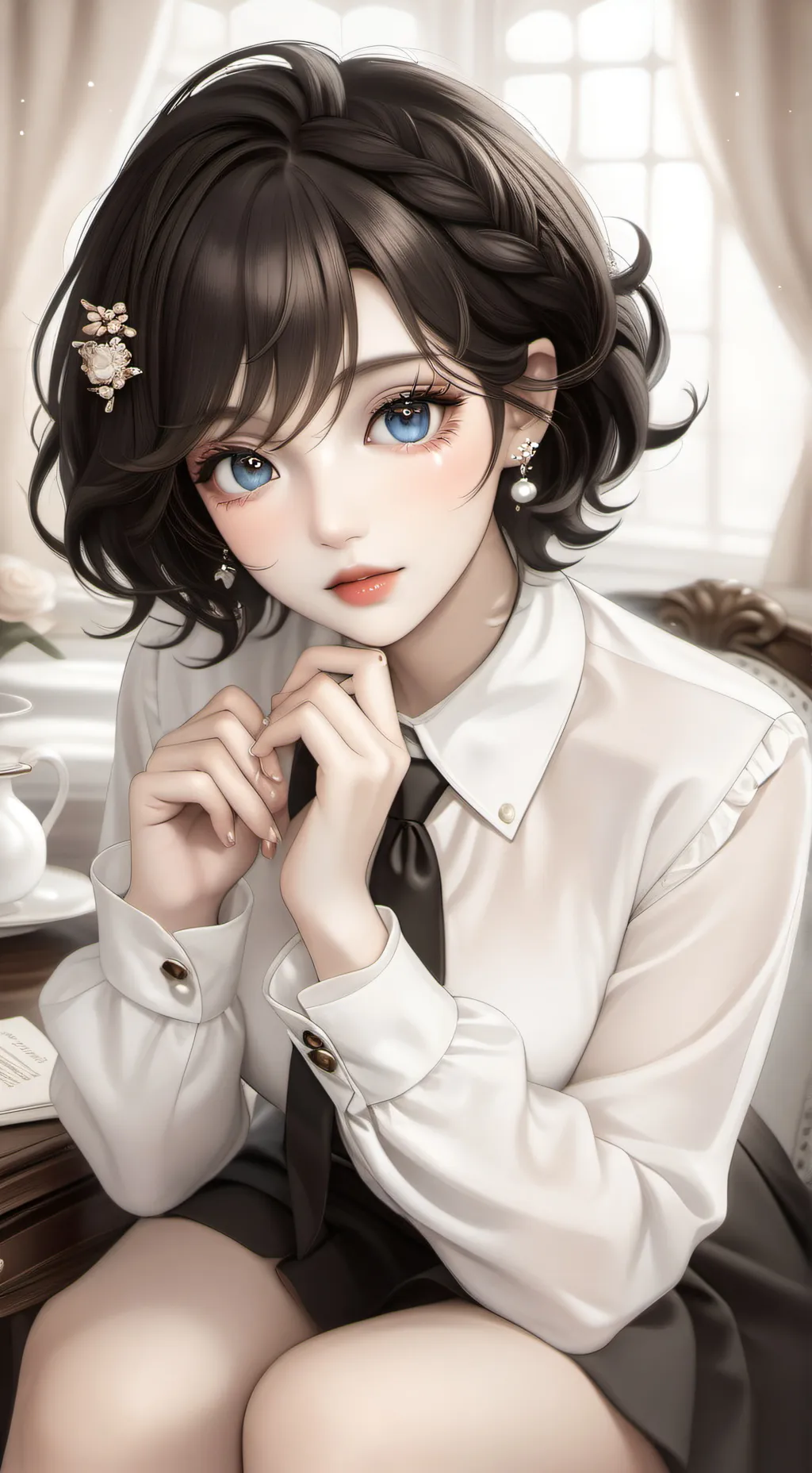 ai character: Amelia Roberts  background