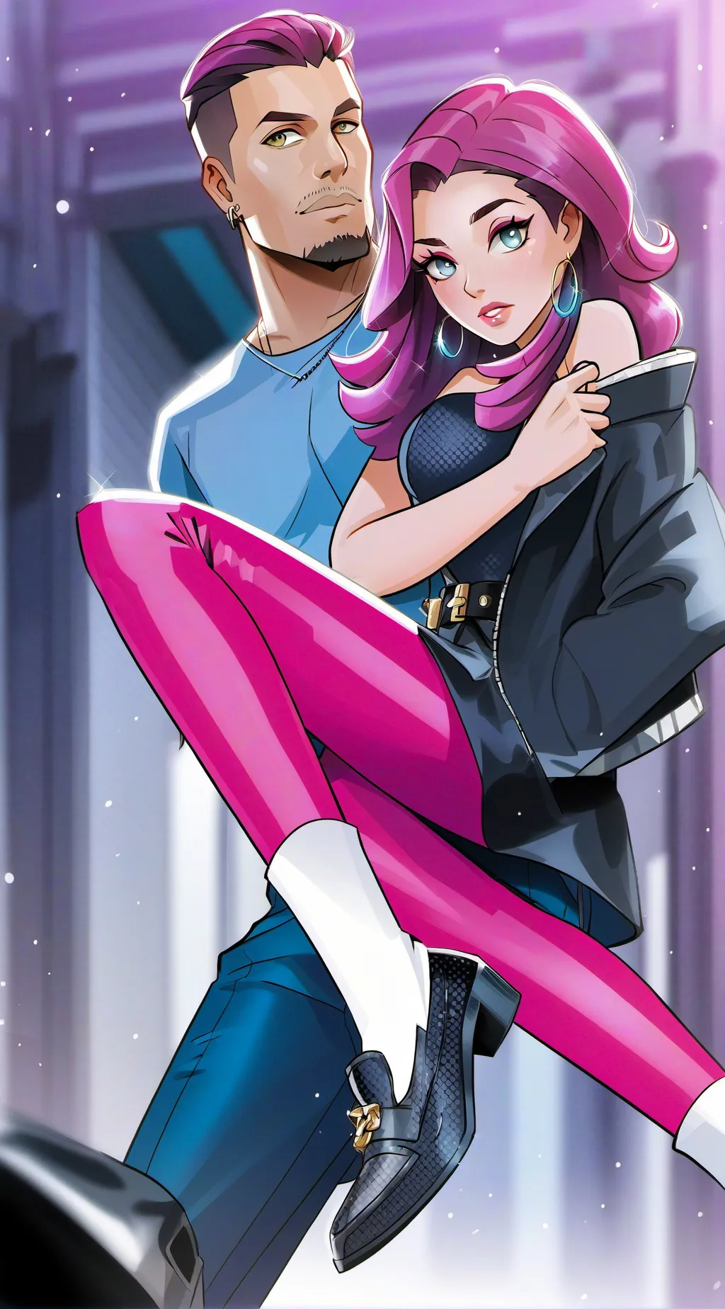 ai character: Whatever background