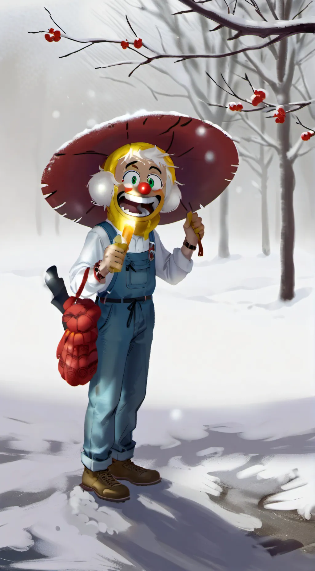 ai character: скакалка background