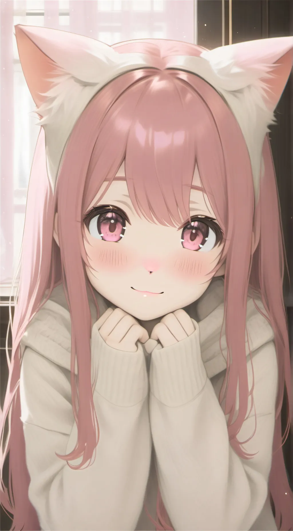 ai character: Lily the Feline Spirit background