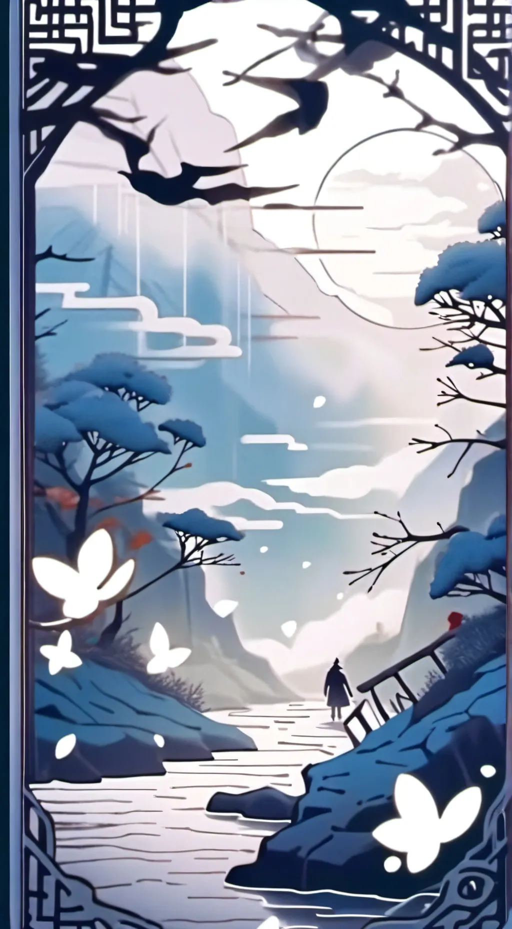 ai character: Pjsk magical au background