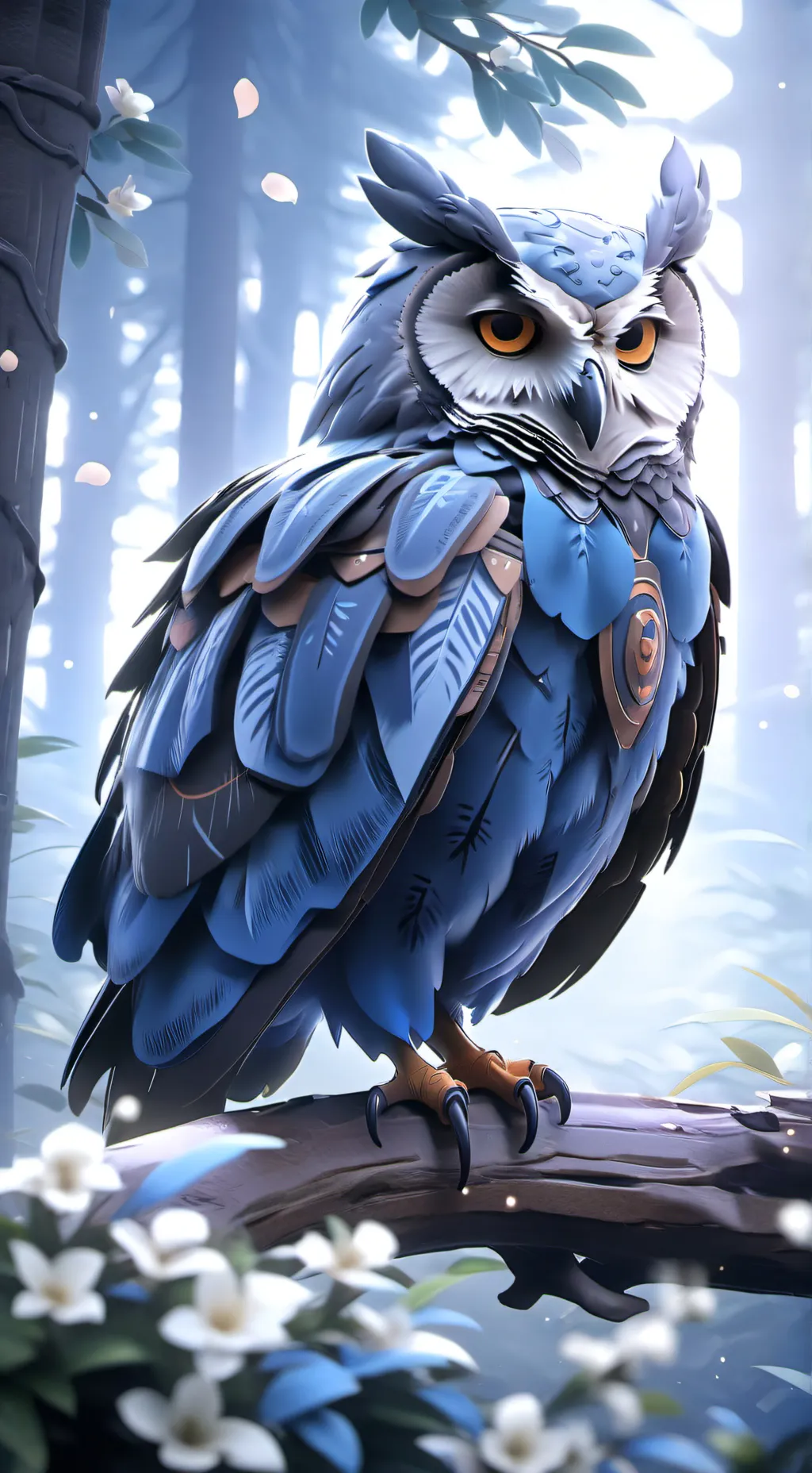 ai character: The owl Lord background
