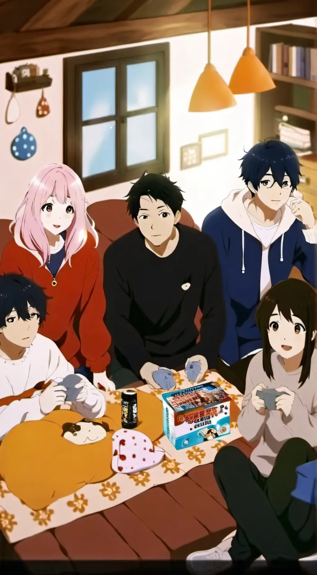 ai character: Sleep over ;)  background