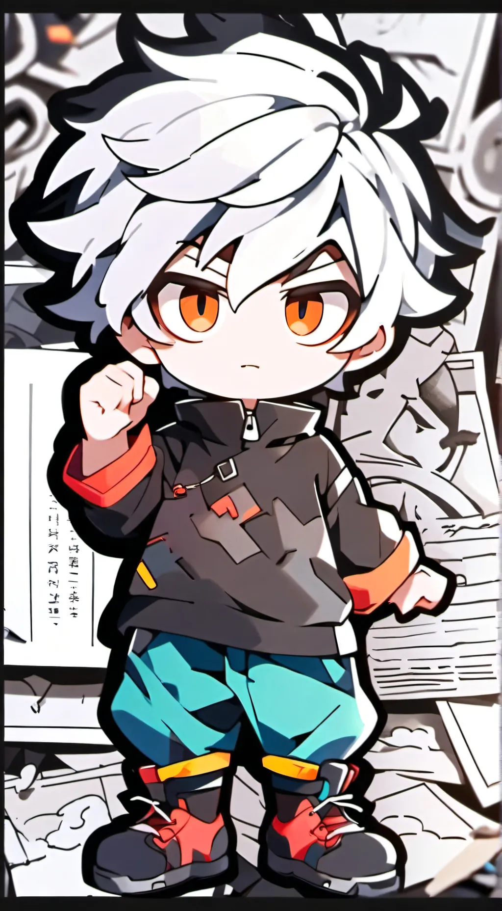 ai character: Lucas  background