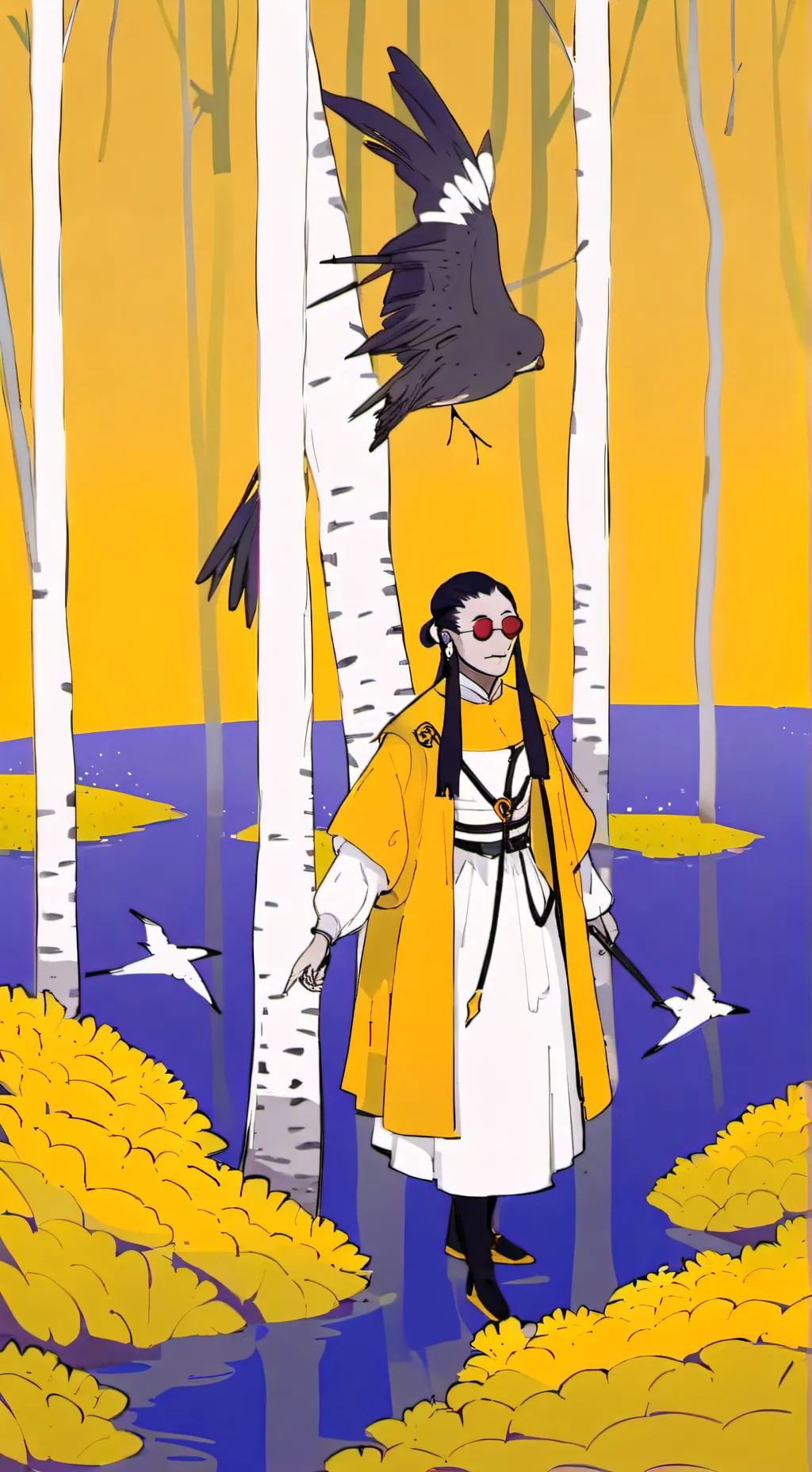 ai character: папирус background