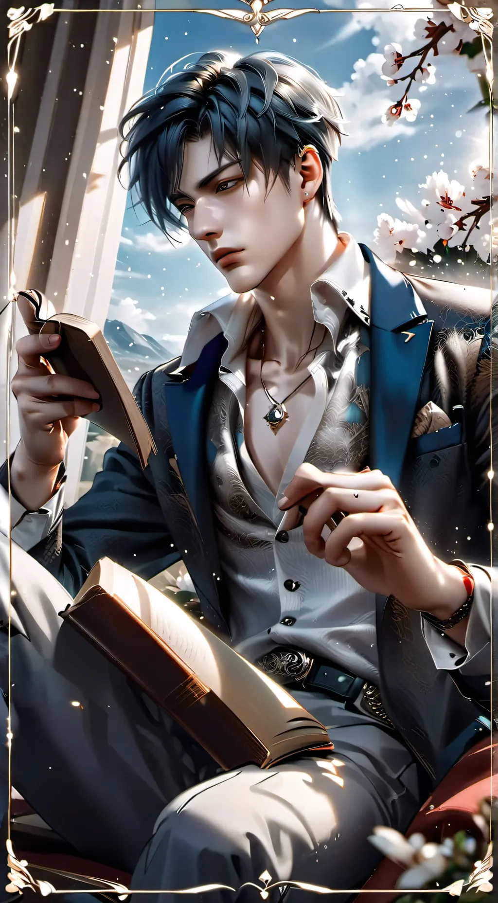 ai character: Milander  background