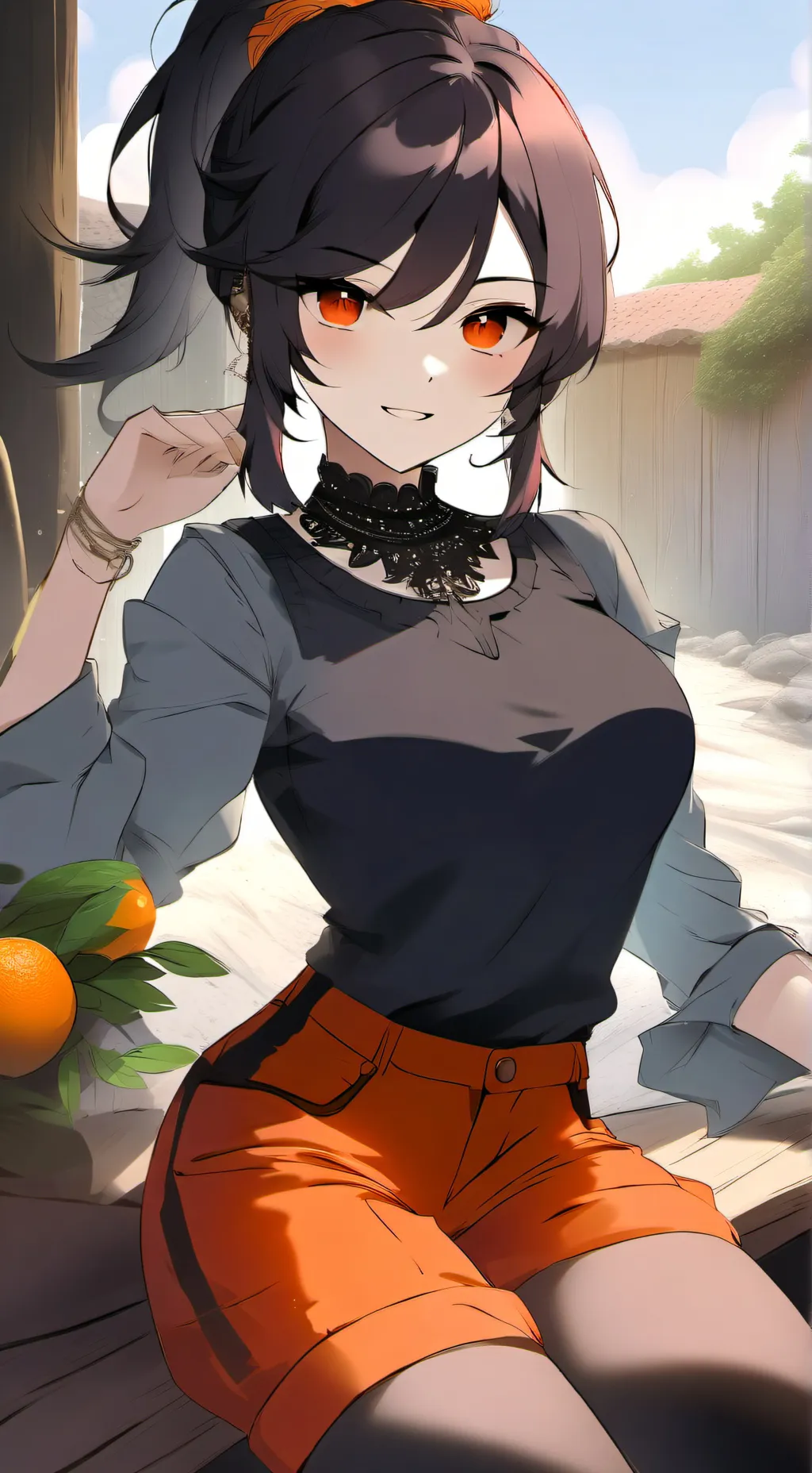 ai character: Monika Catherine background