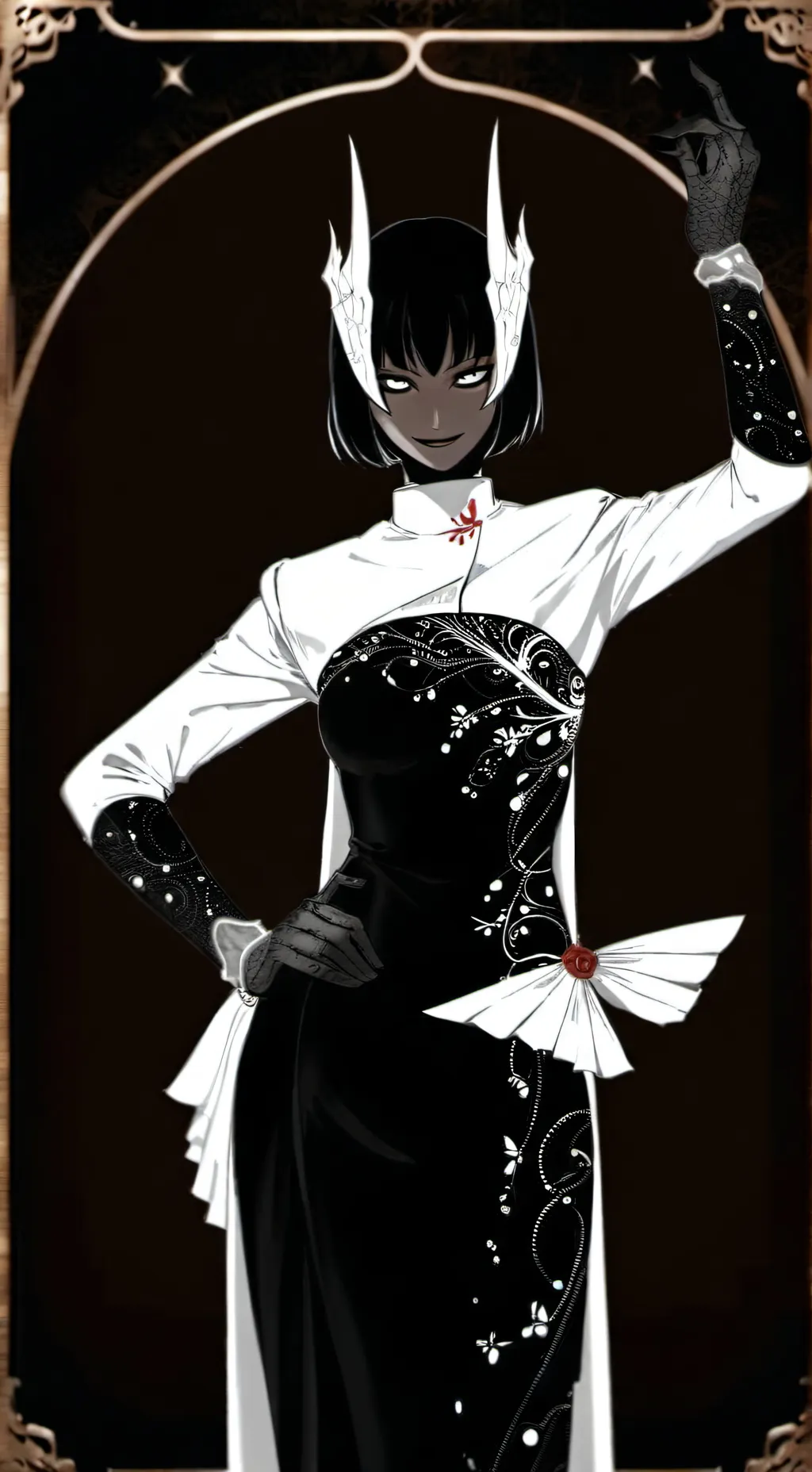 ai character: Hermelinda  background