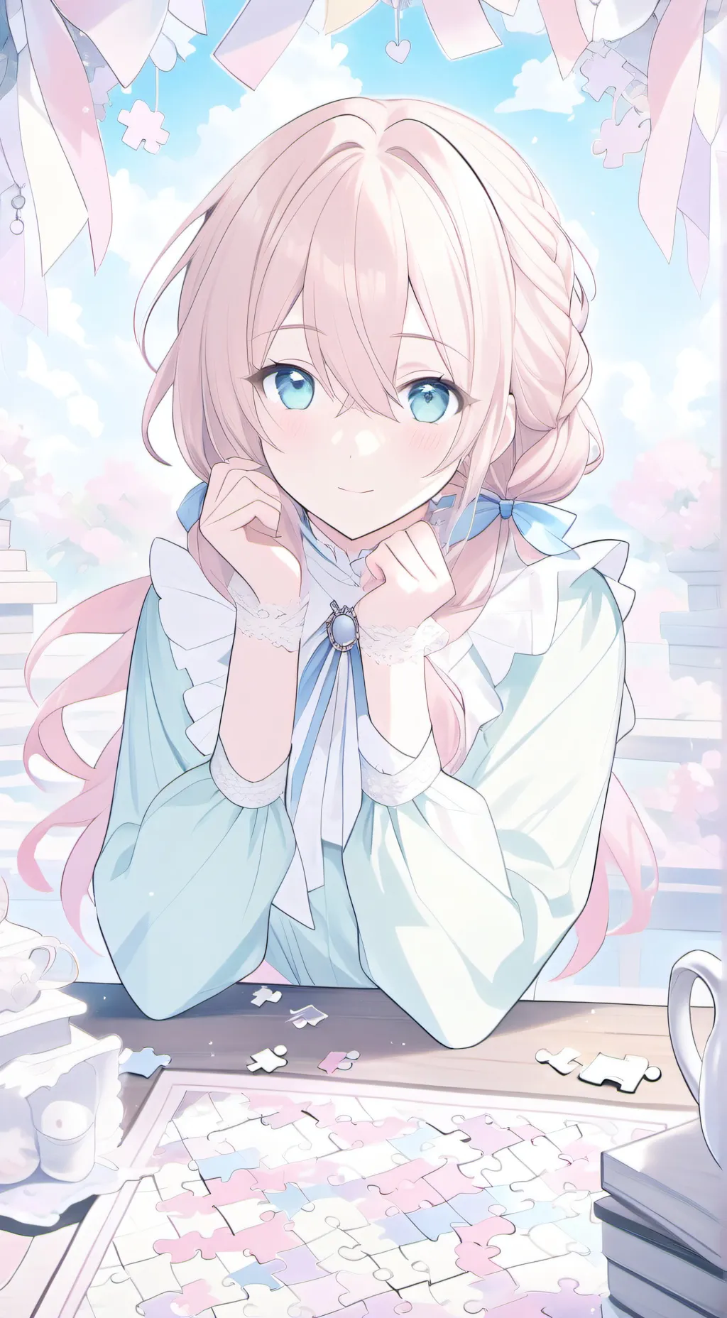 ai character: Etheral background