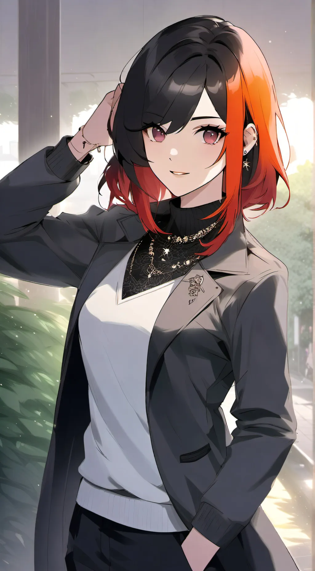 ai character: Catherine Diana  background