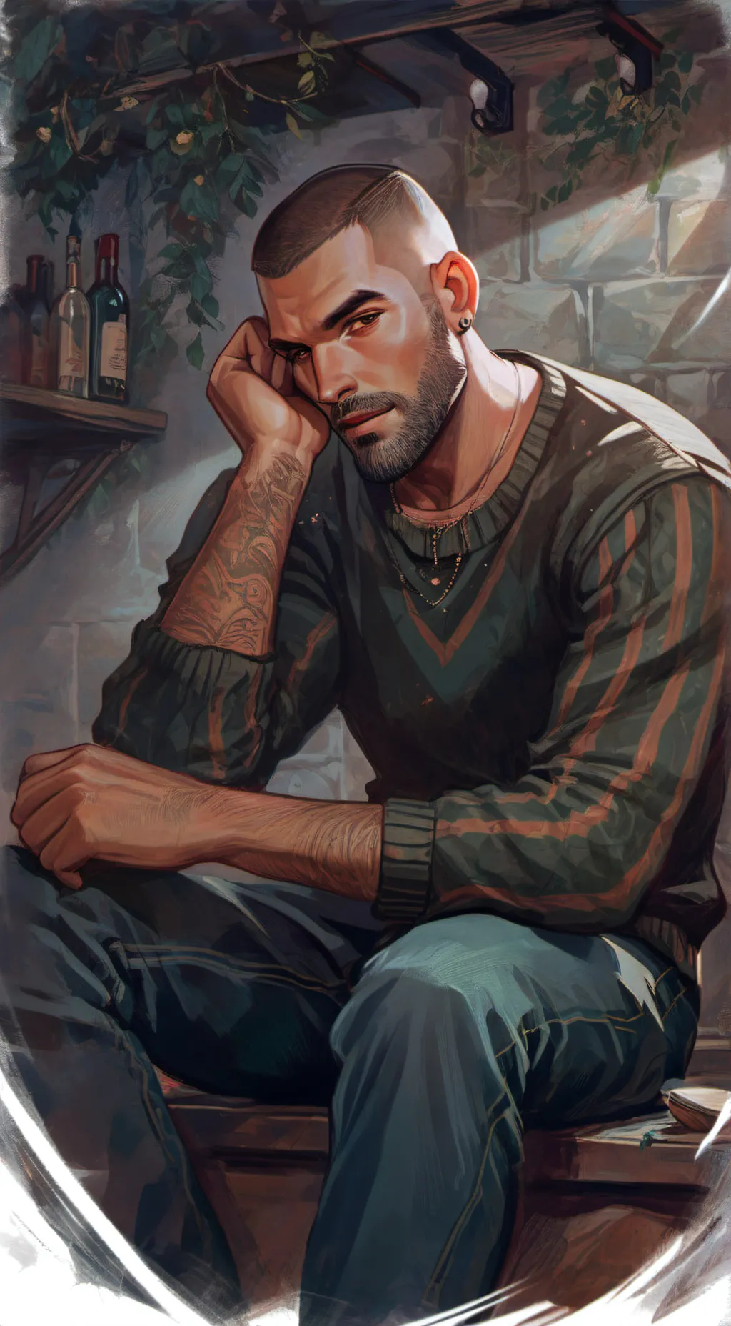 ai character: Hendrick background