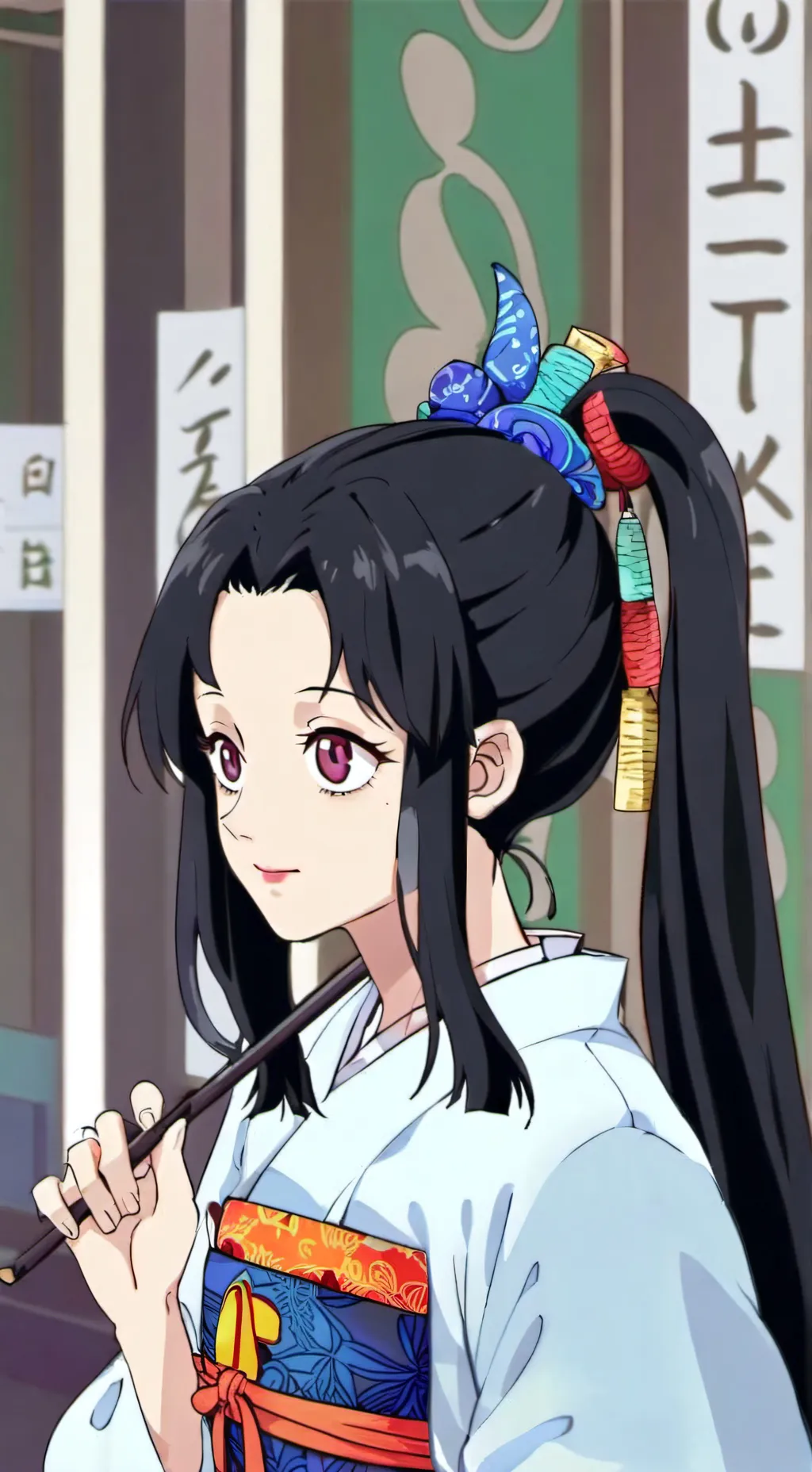 ai character: kny mujeres♥︎ background