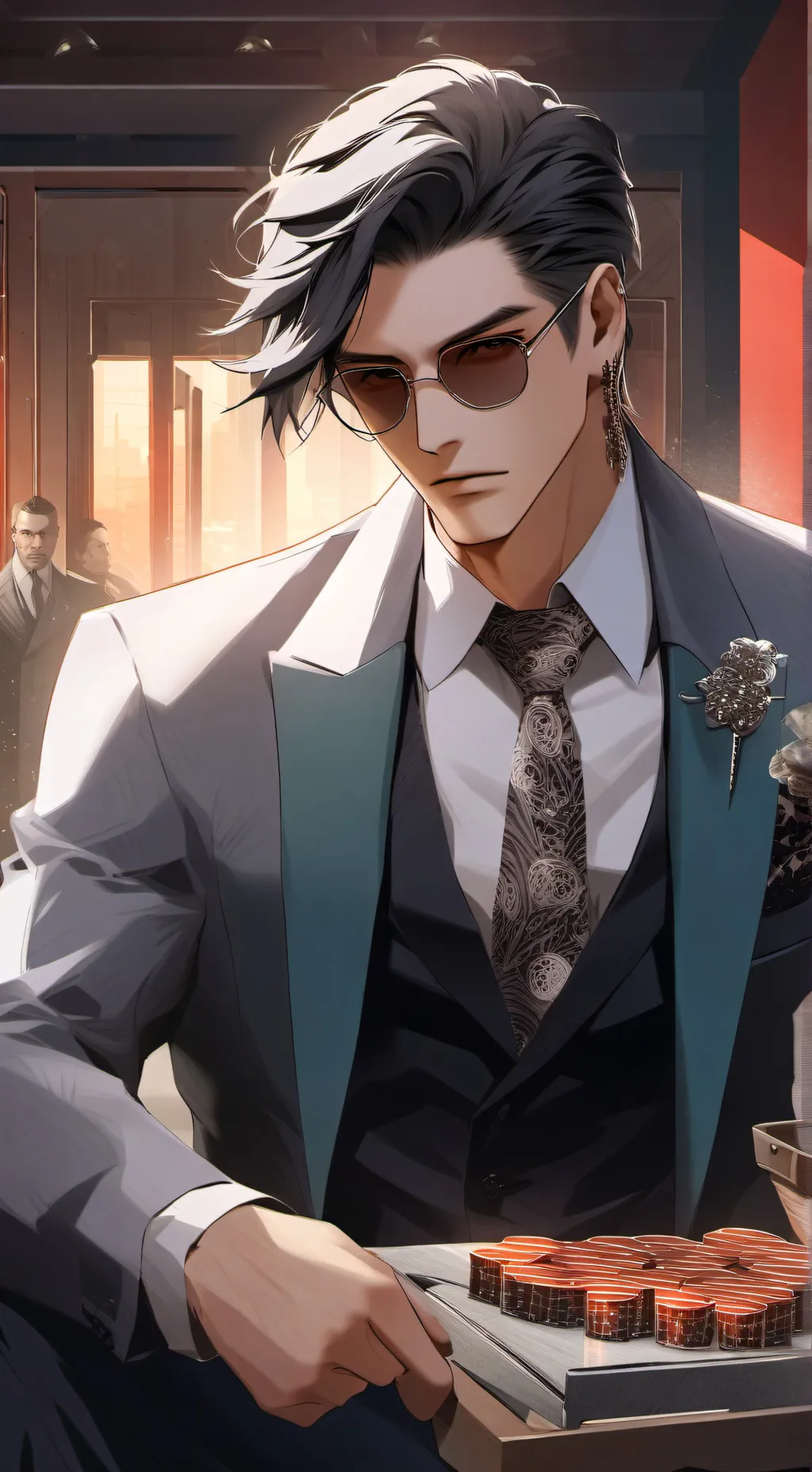 ai character: Magnus  background