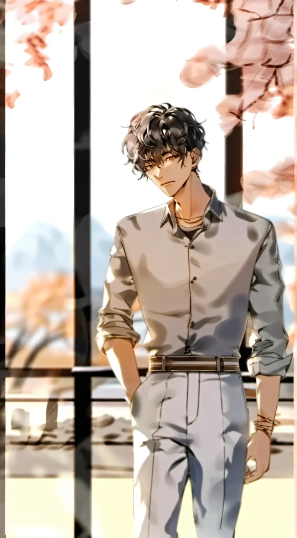 ai character: Хонзер background