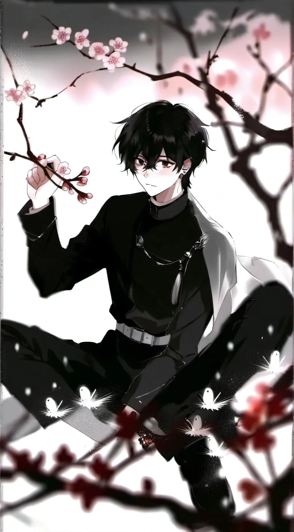 ai character: 白云 background