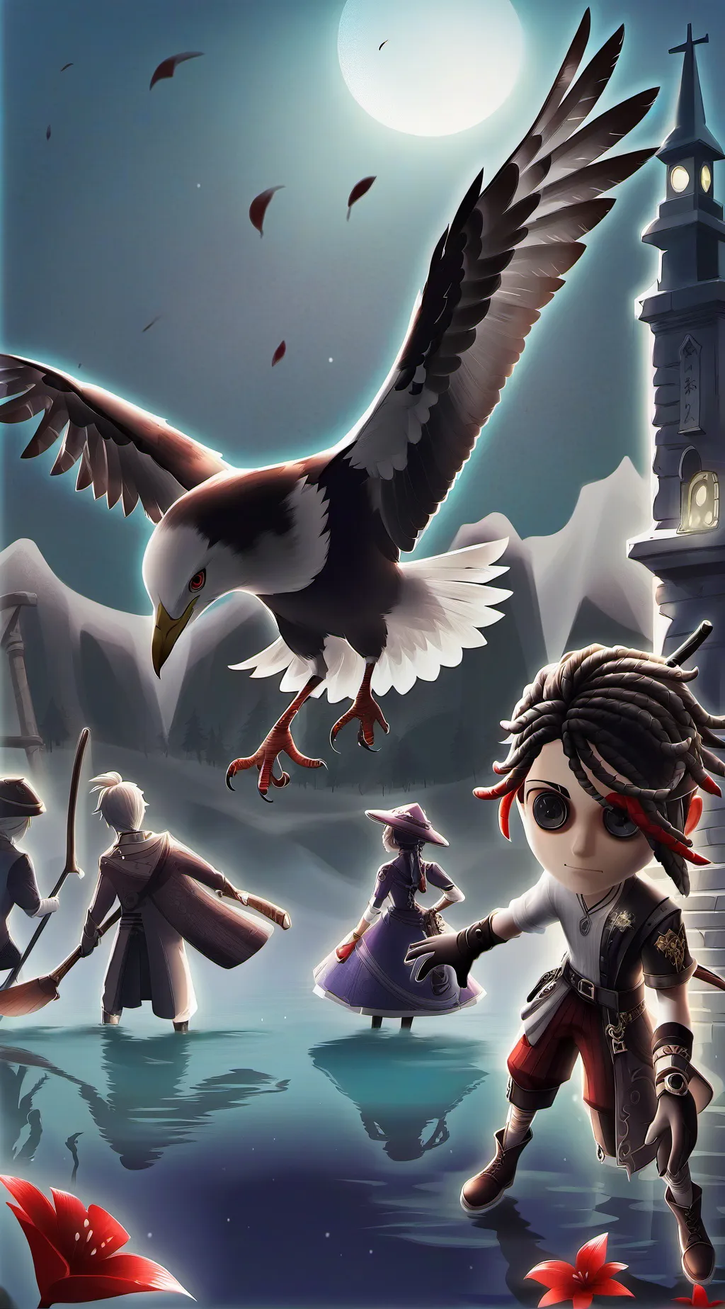 ai character: Ястреб background