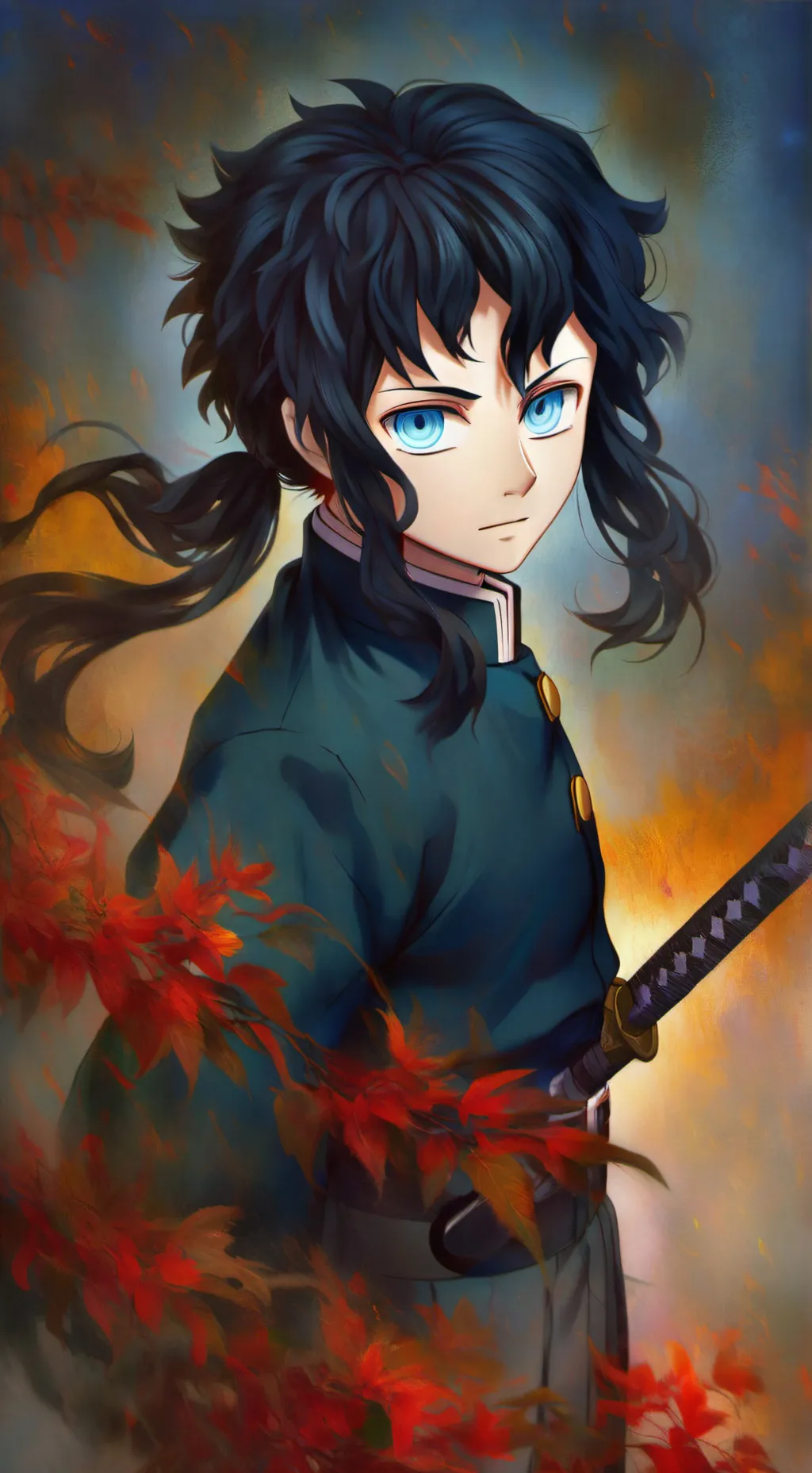 ai character: Muichiro Tokito  background