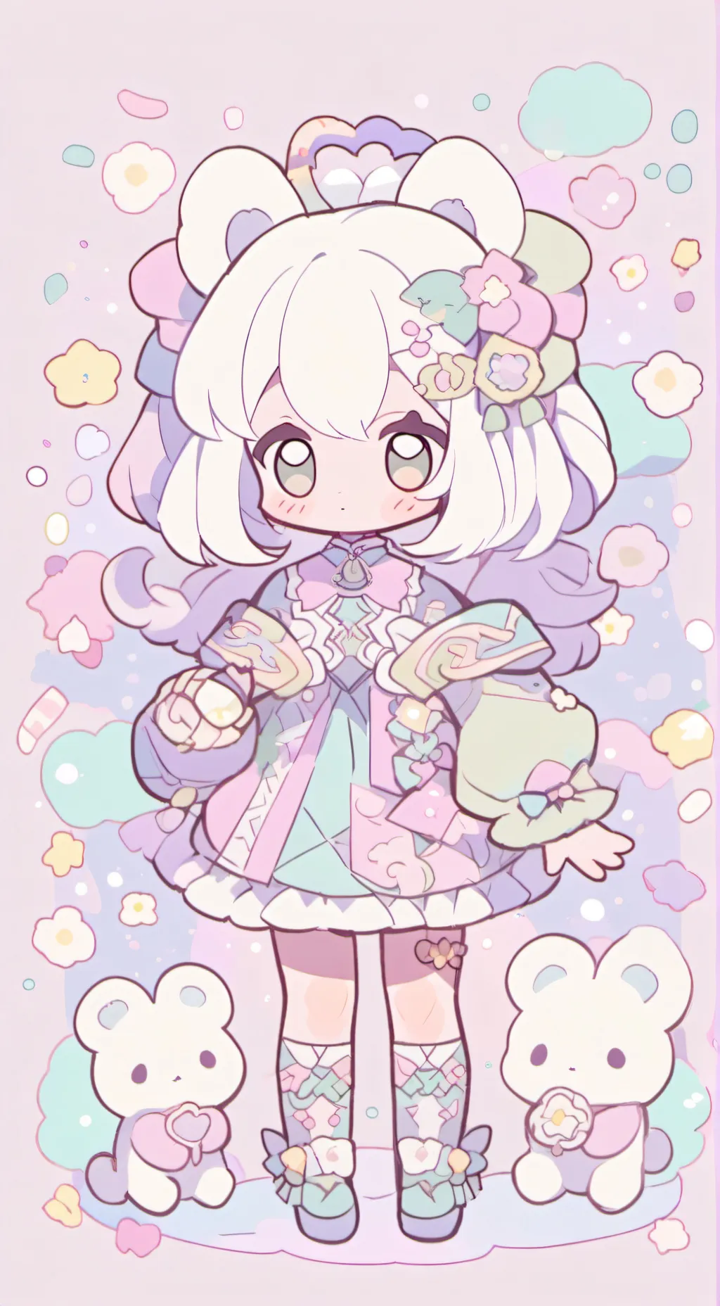 ai character: puffie background