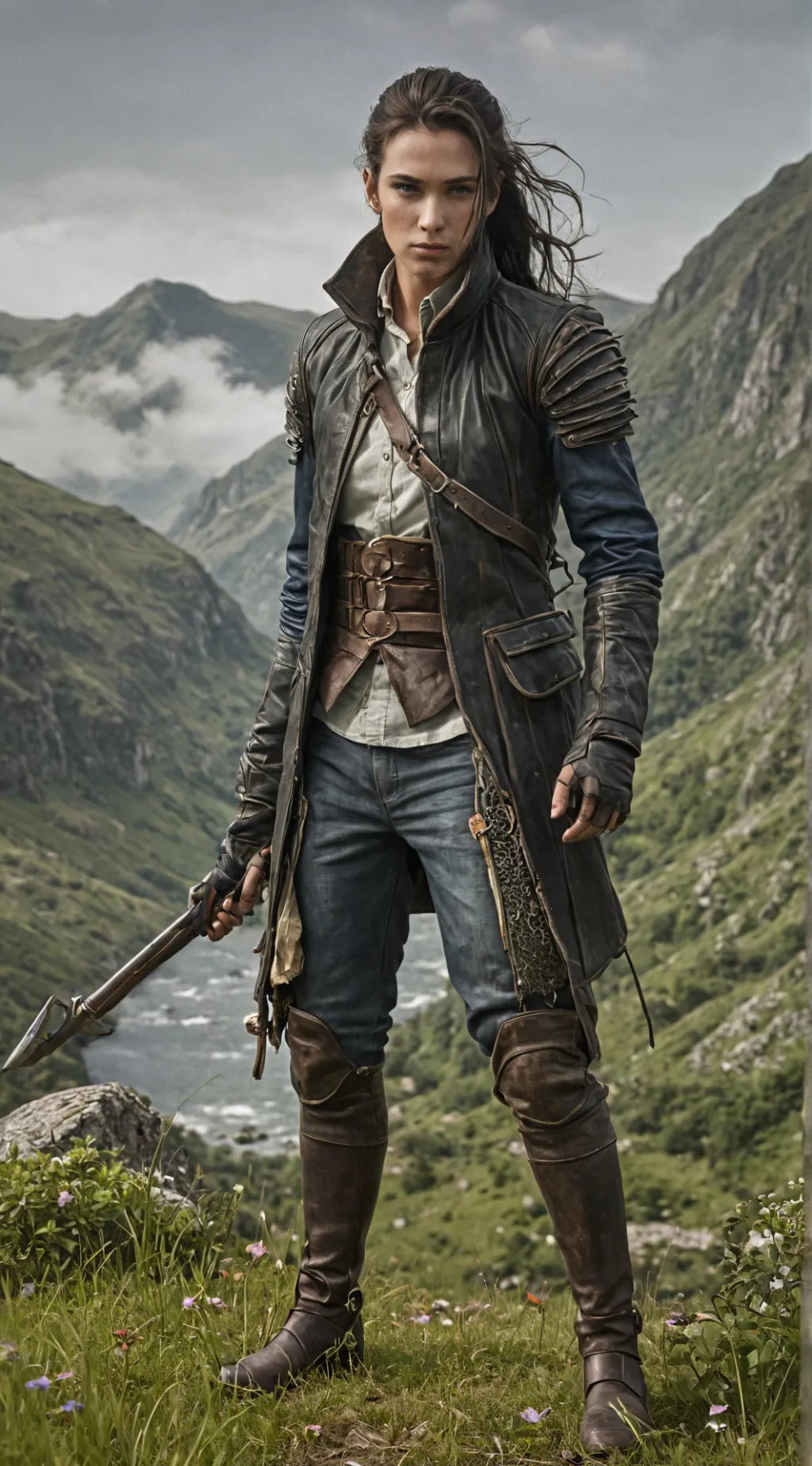 ai character: titanes  background