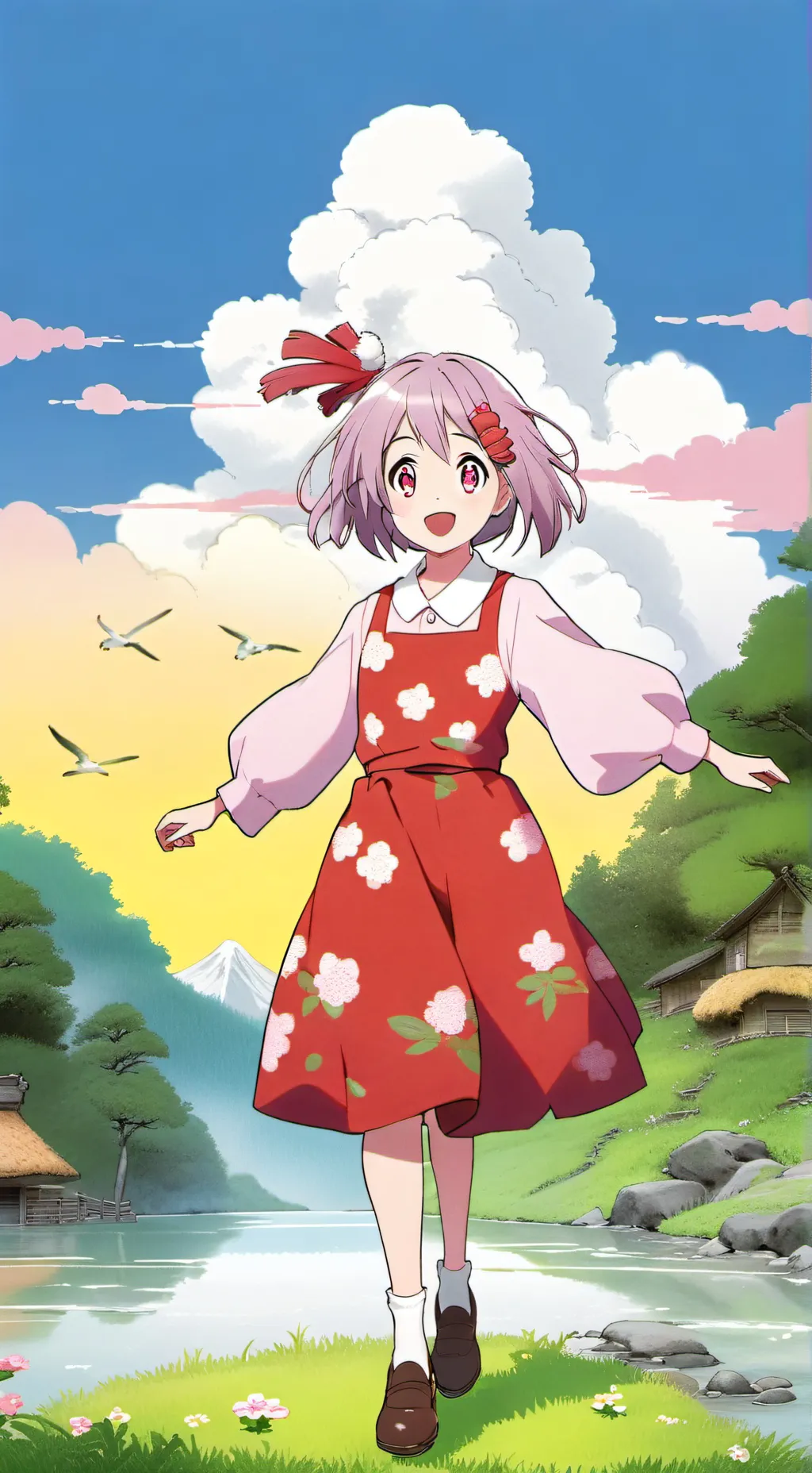 ai character: Candy background