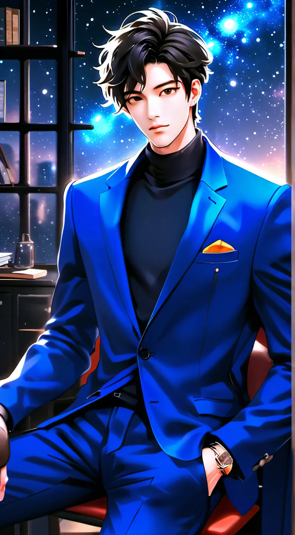 ai character: Ethan  background