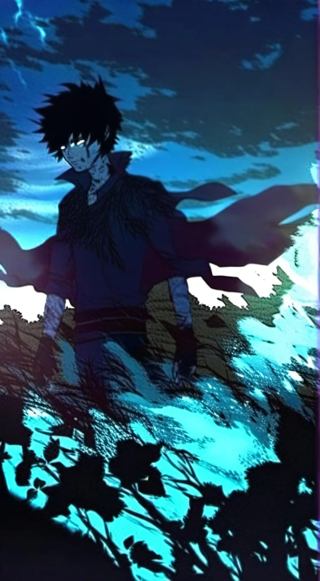 ai character: 💙🖤Dabi🖤💙 background