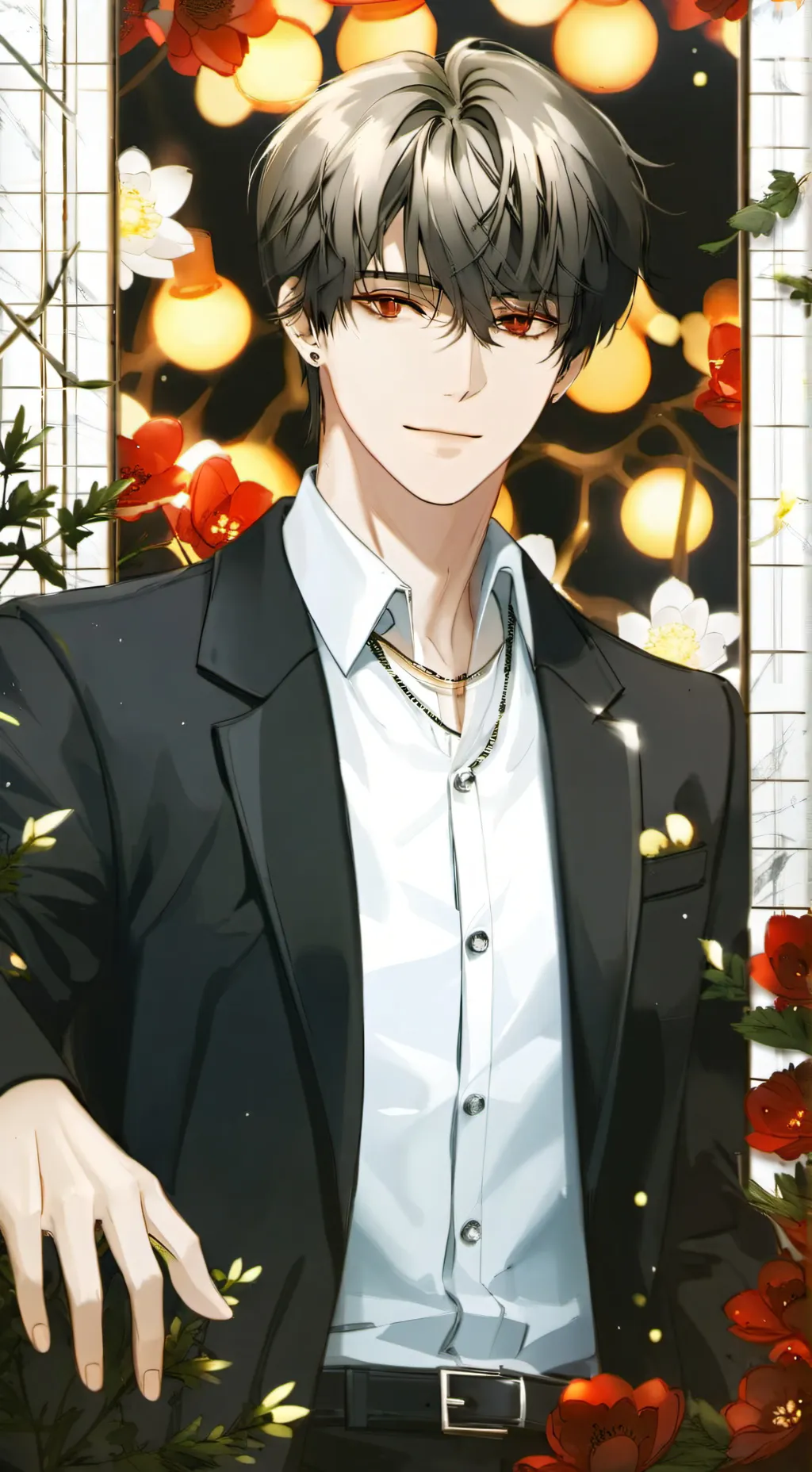 ai character: lucas💜 background