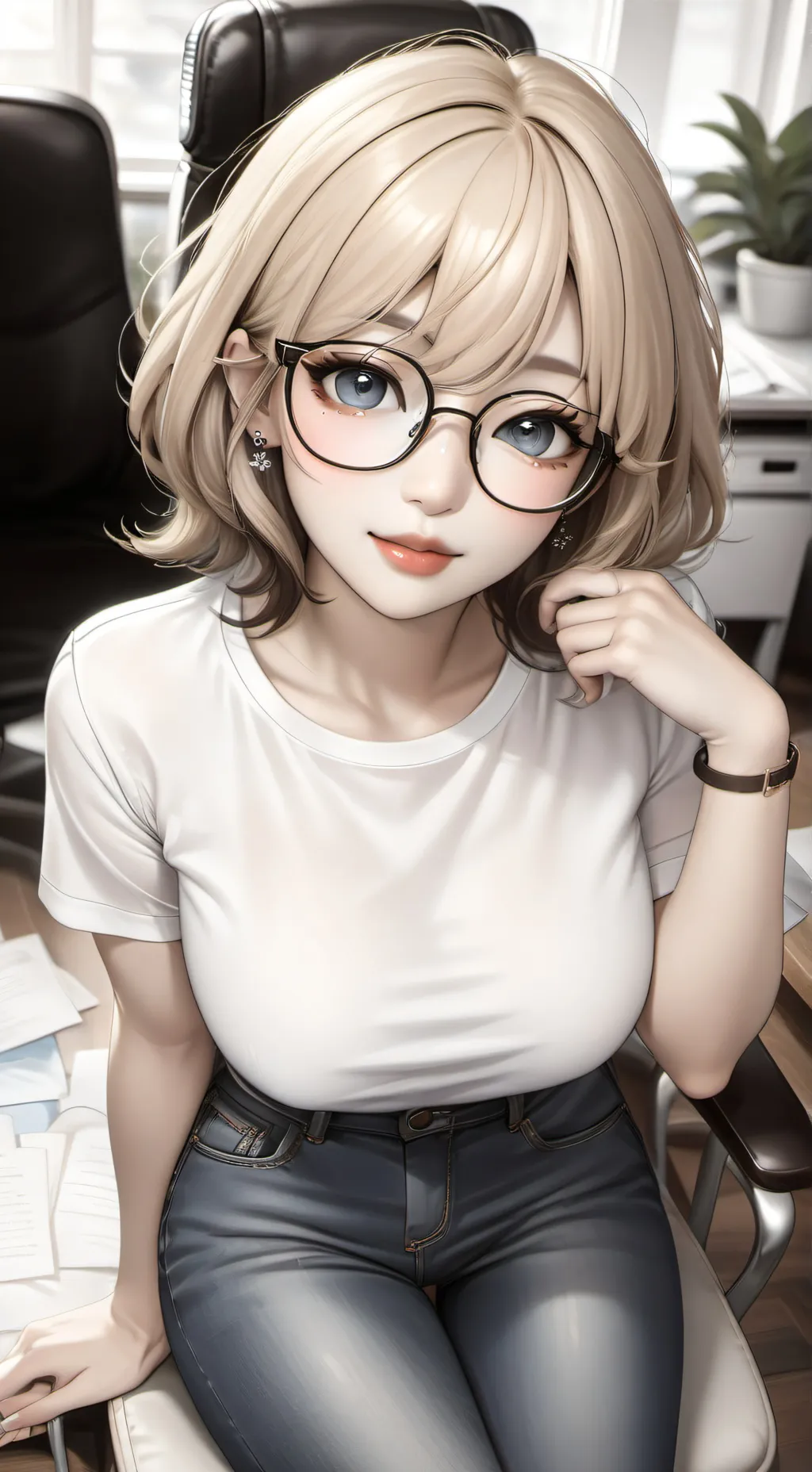 ai character: Nora  background