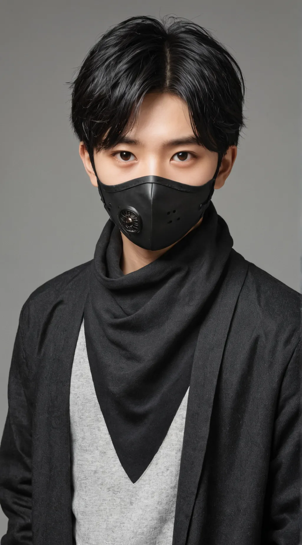 ai character: Nail artist. background