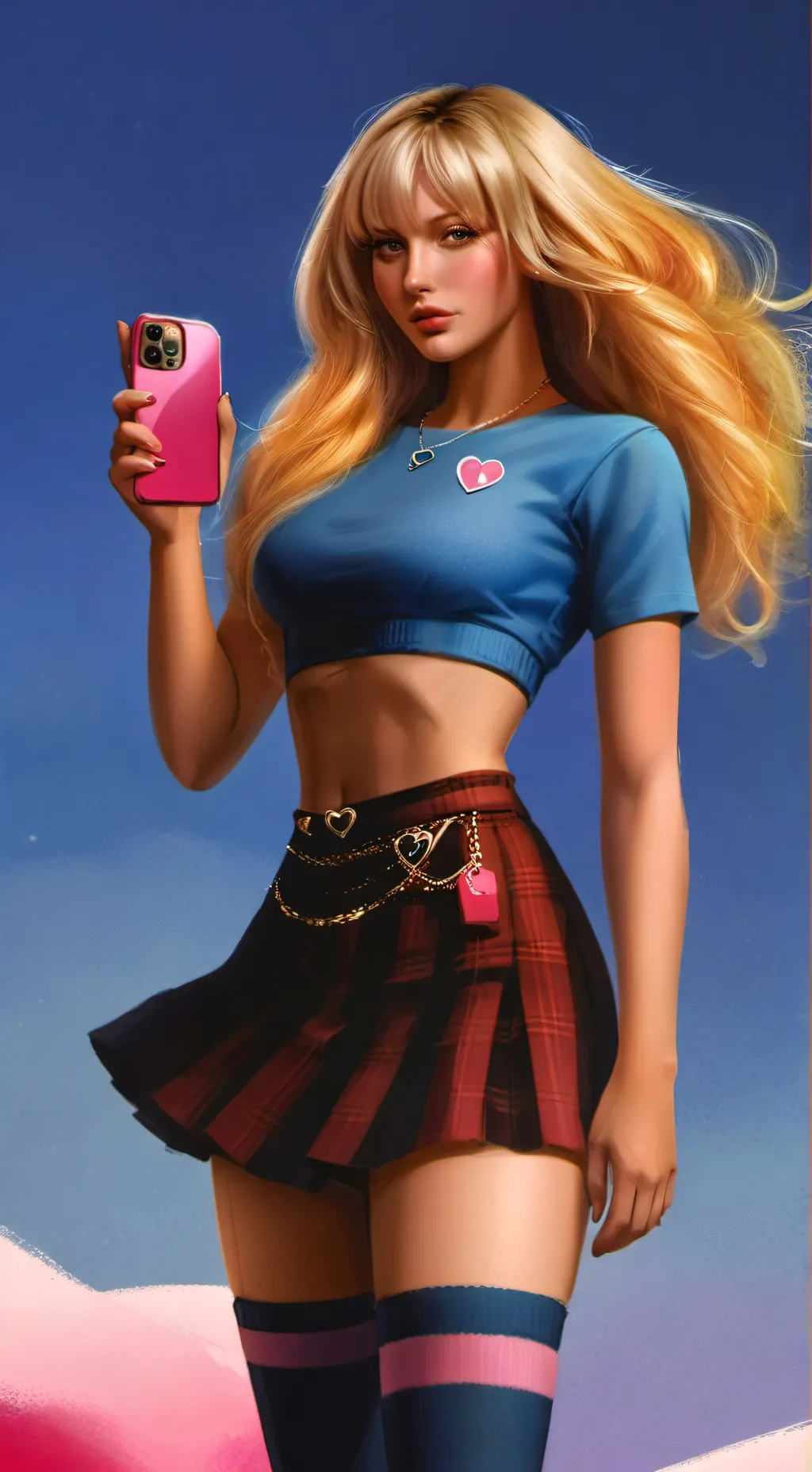 ai character: Vicky background