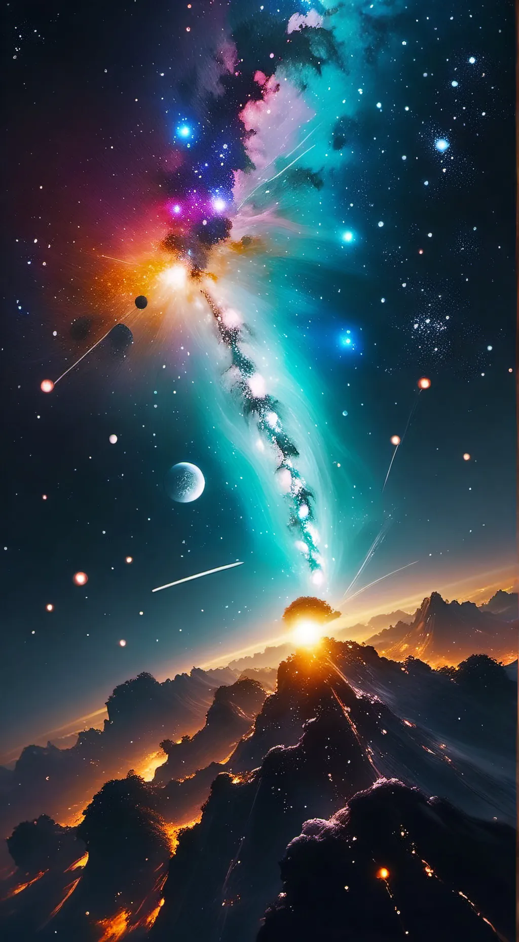 ai character: fruta gravedad background