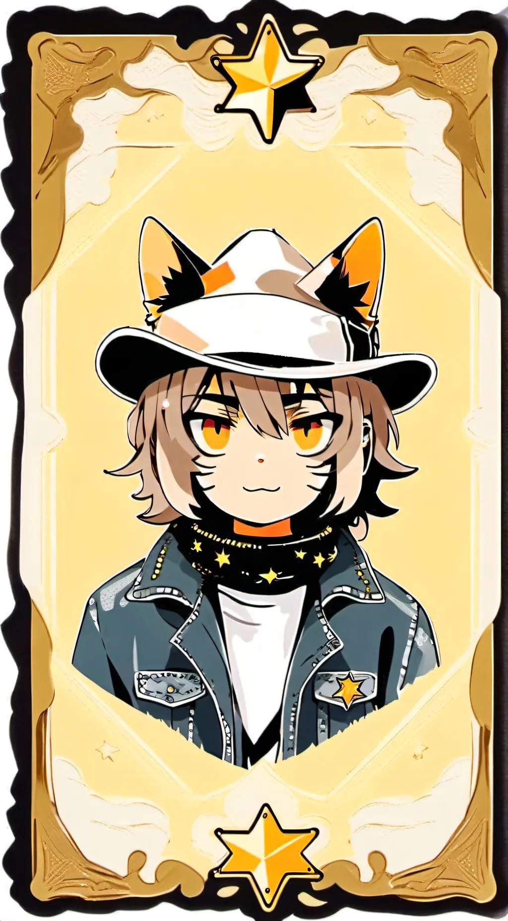 ai character: Beige(sprunki) background