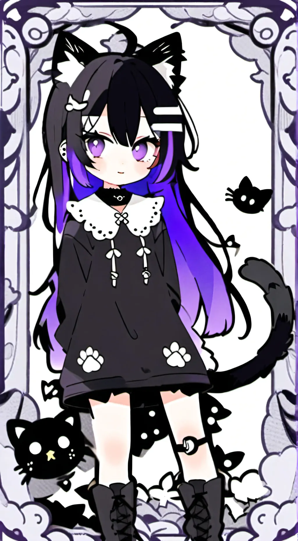 ai character: ERR0R background