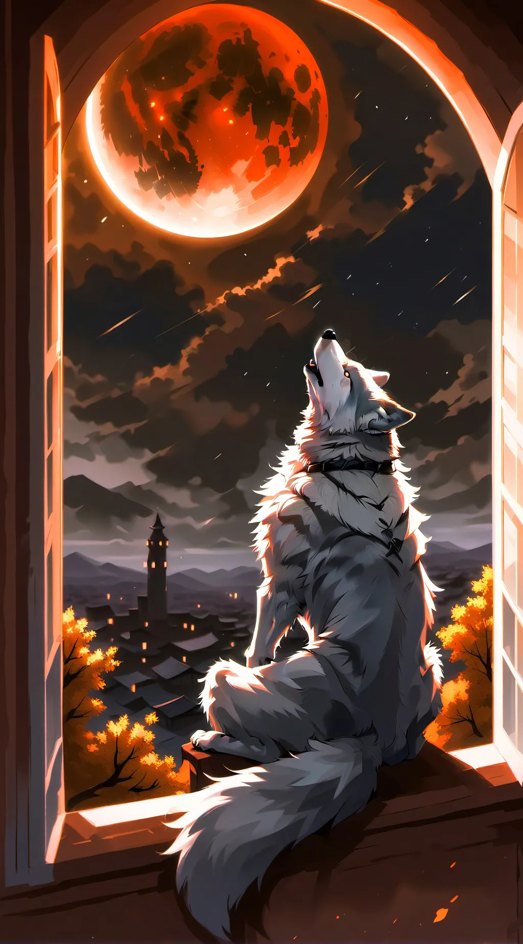 ai character: the wolf background