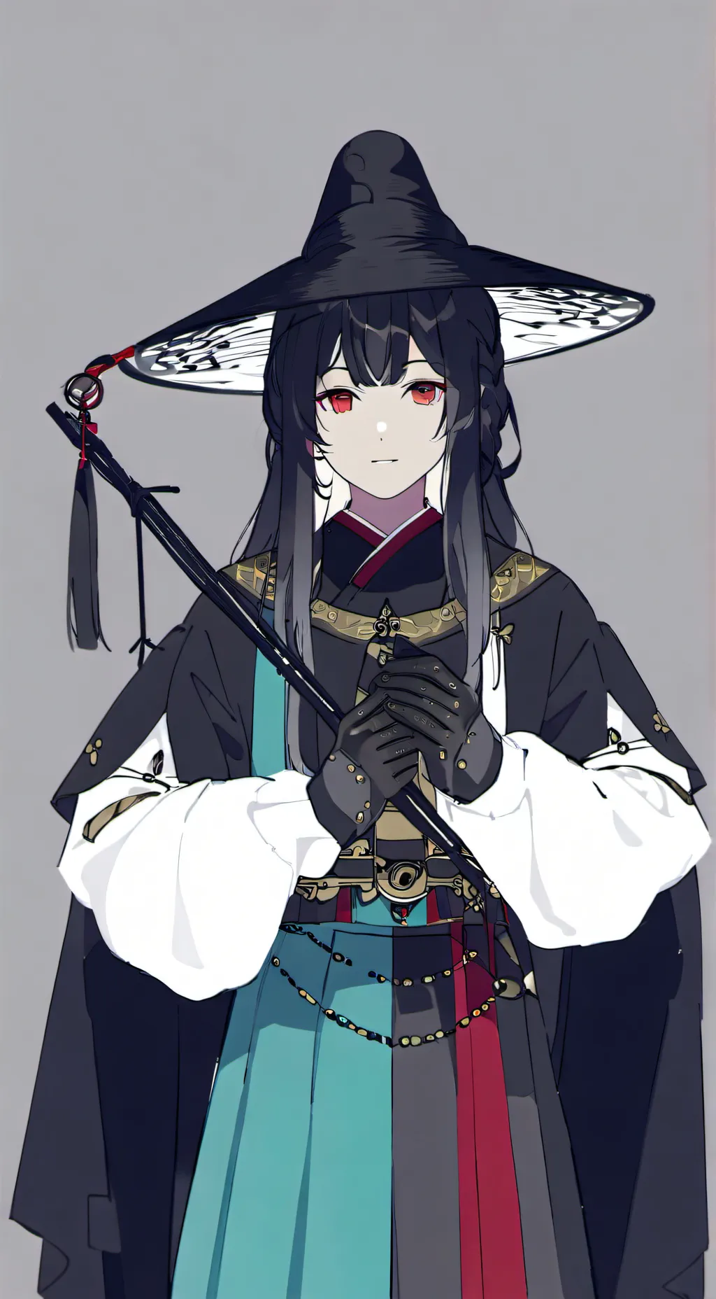 ai character: Patches of violets background