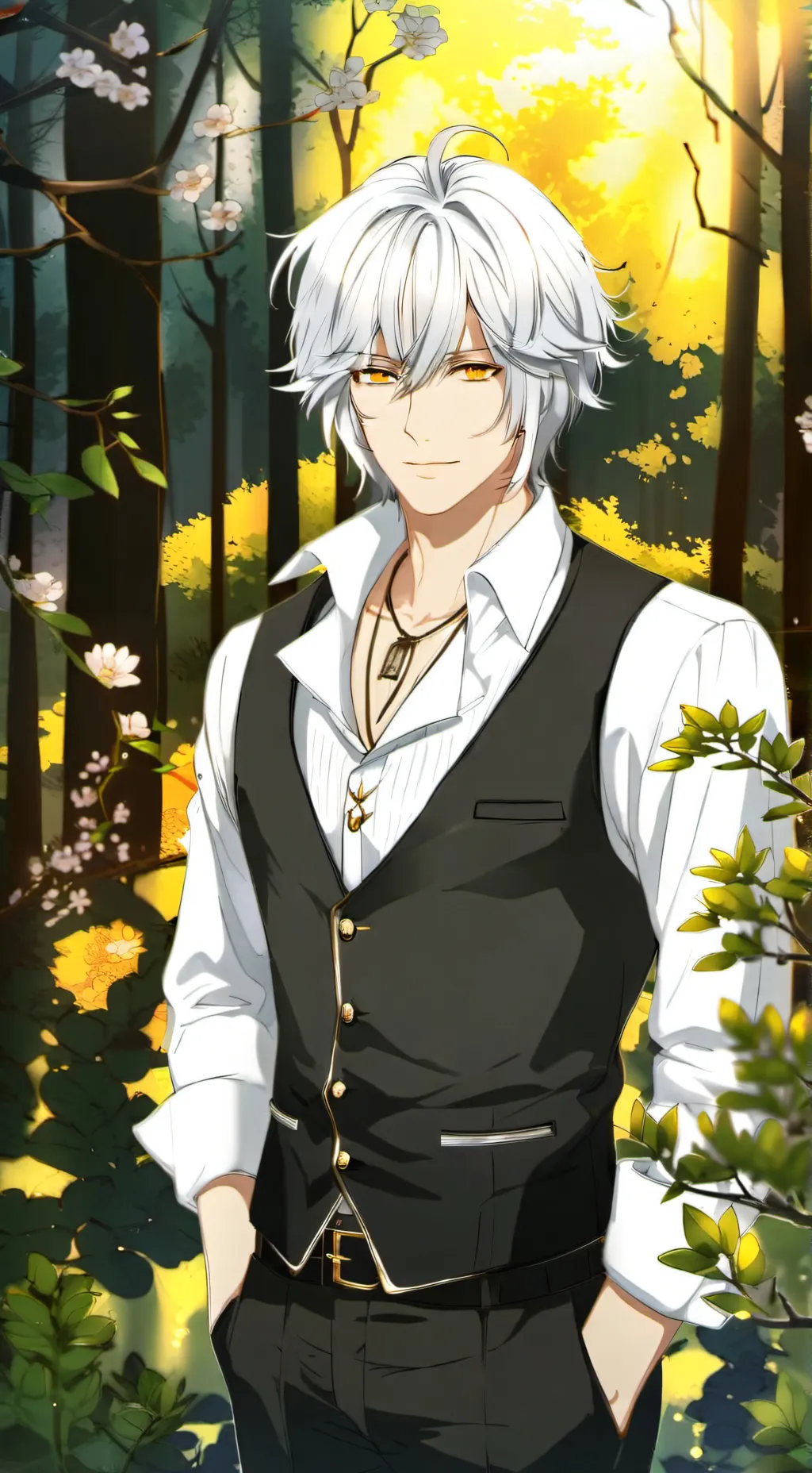 ai character: qin hua🍀 background