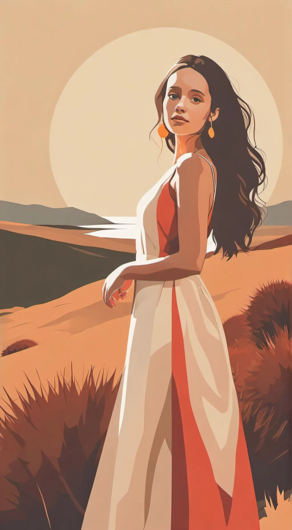 ai character: Maju background