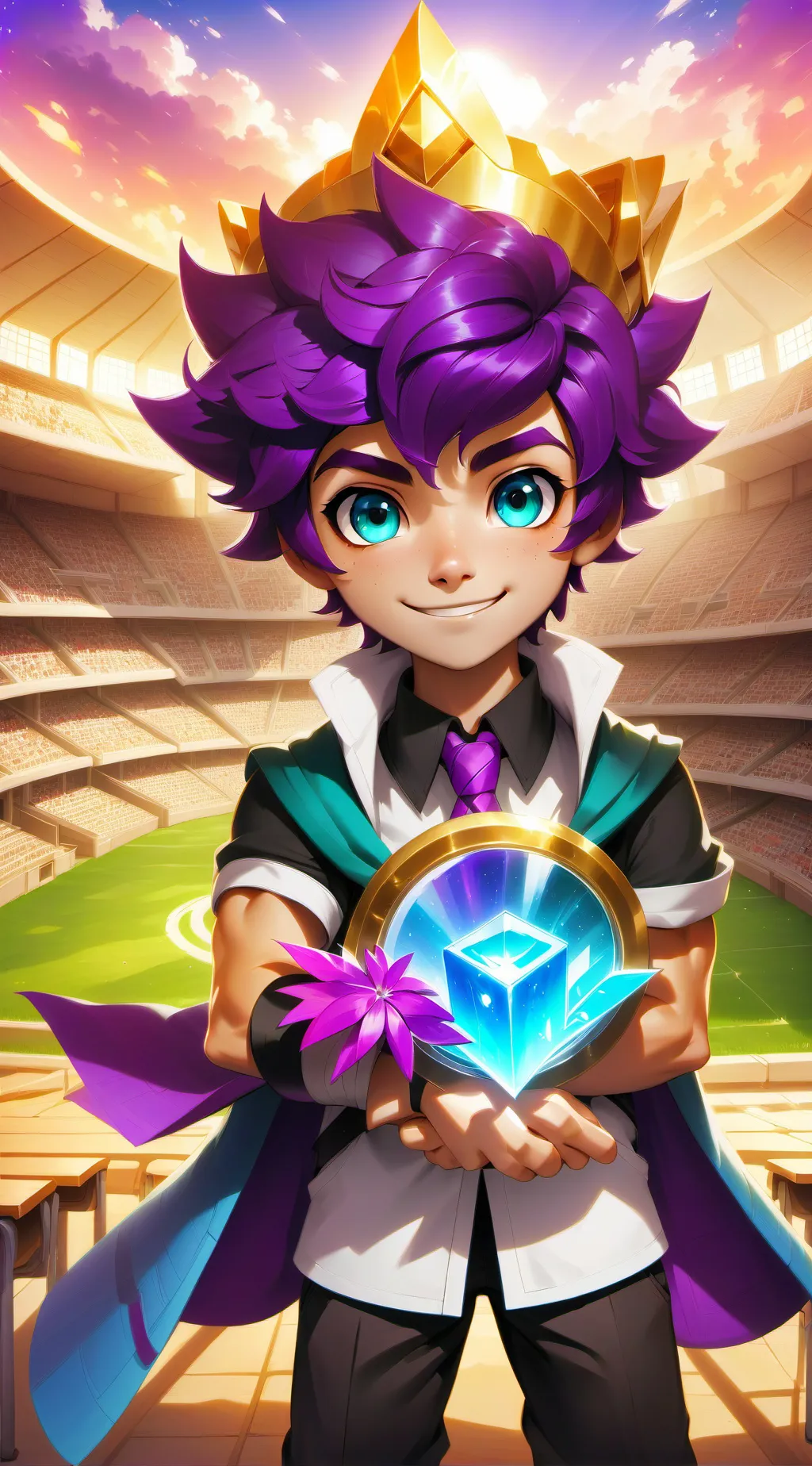 ai character: no rules school background