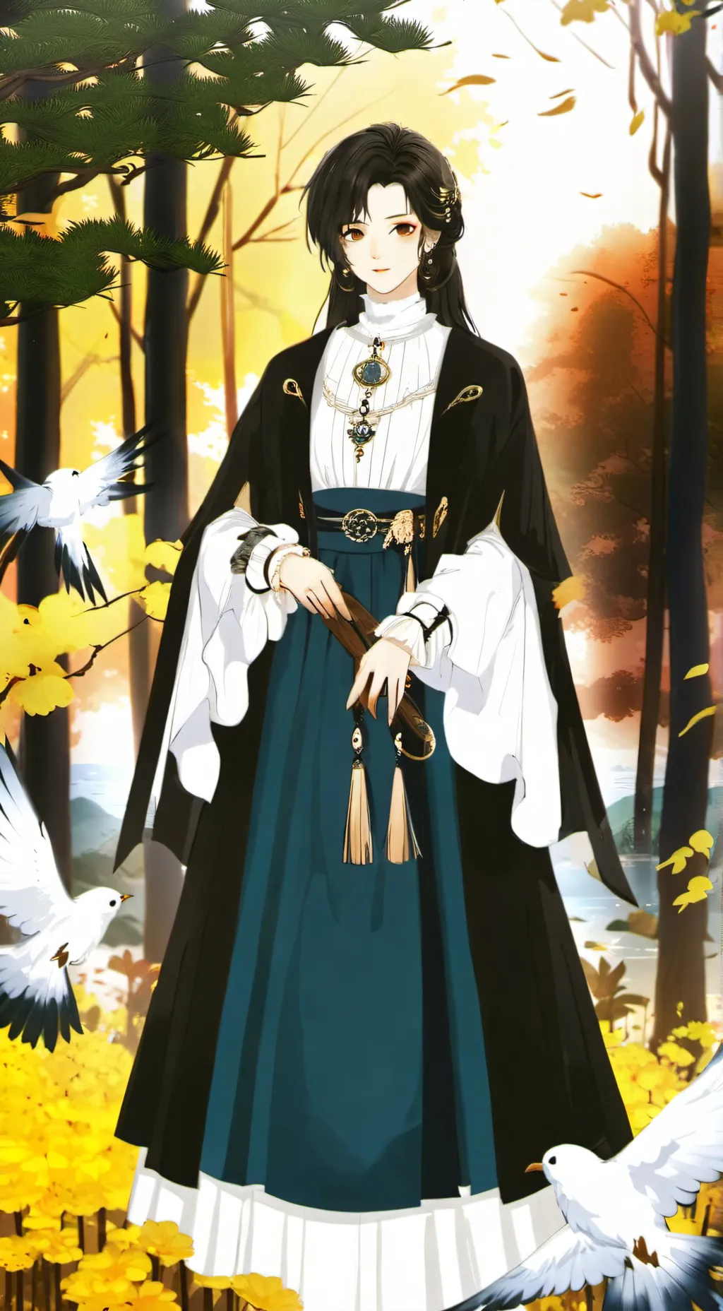 ai character: Школа background