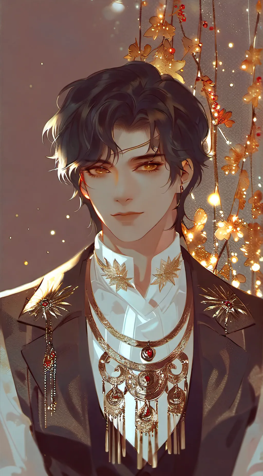 ai character: Raviel Noctaris  background