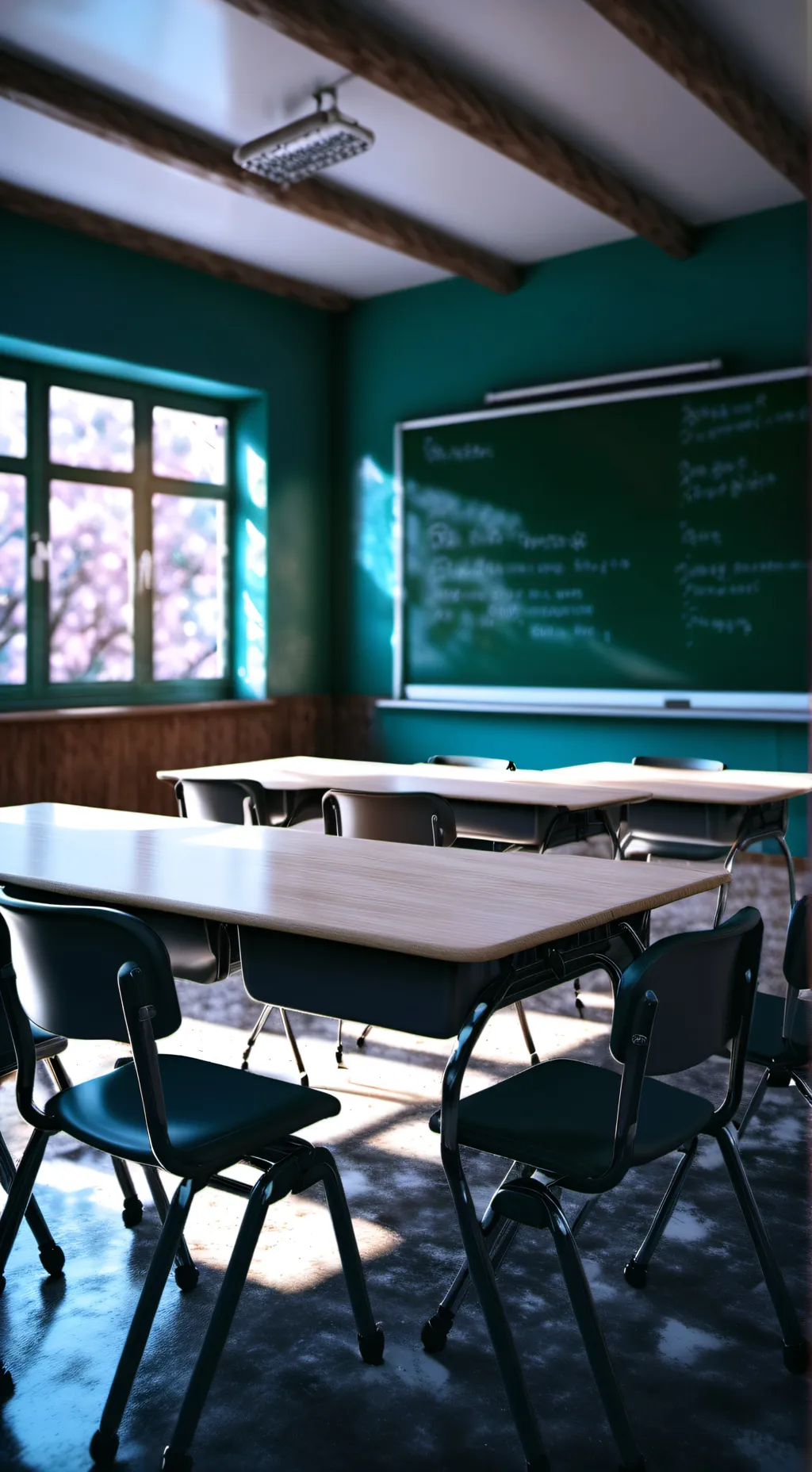 ai character: classroom rp background