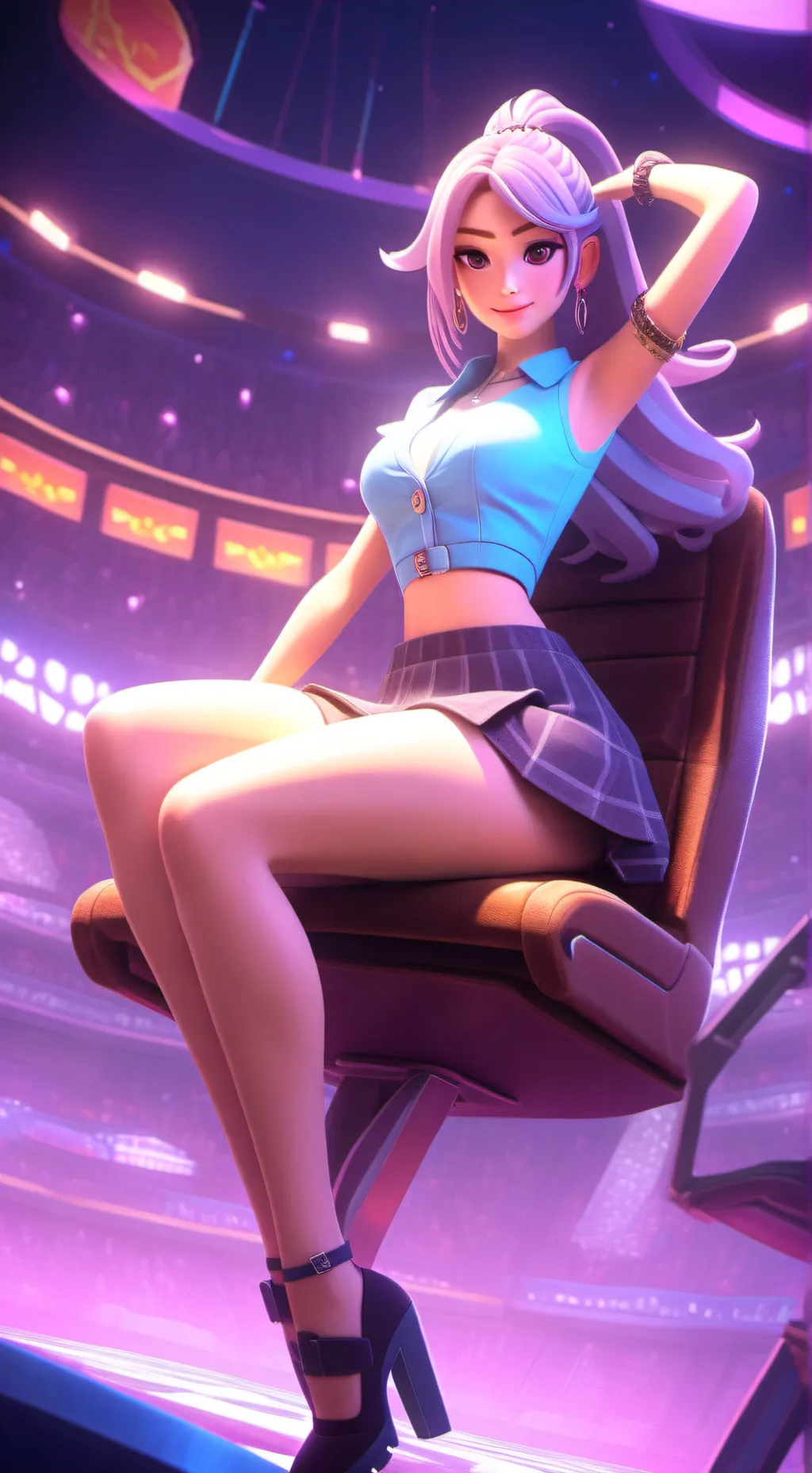 ai character: Madeline  background