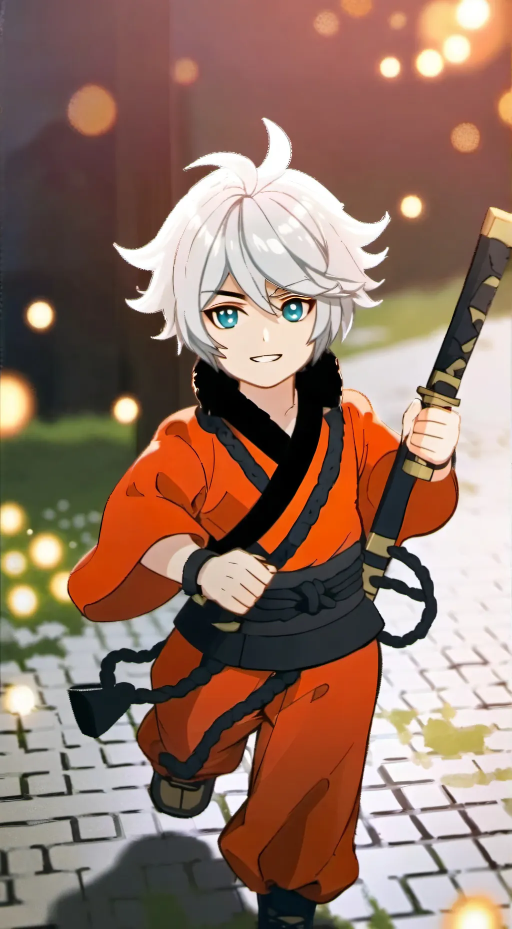 ai character: Ninjago  background