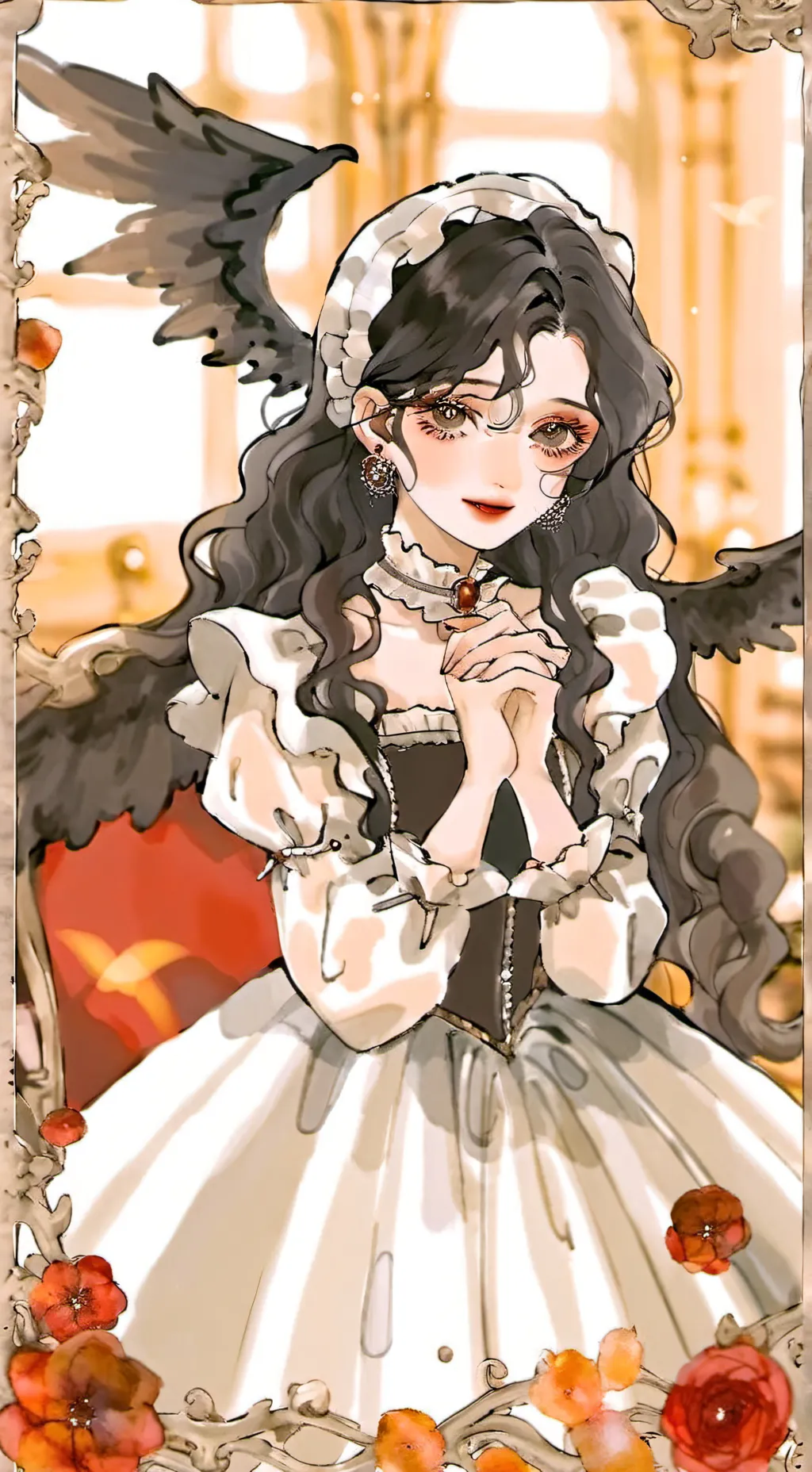 ai character: Nico Robin vampire background